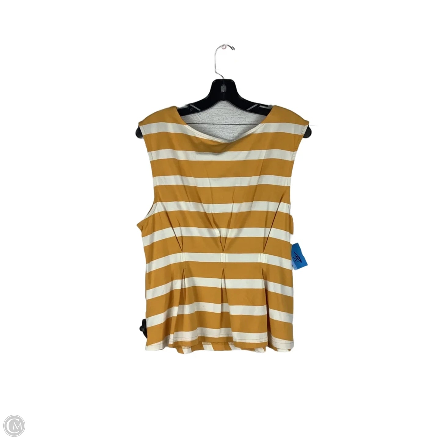 Top Sleeveless By Maeve In Yellow, Size: M