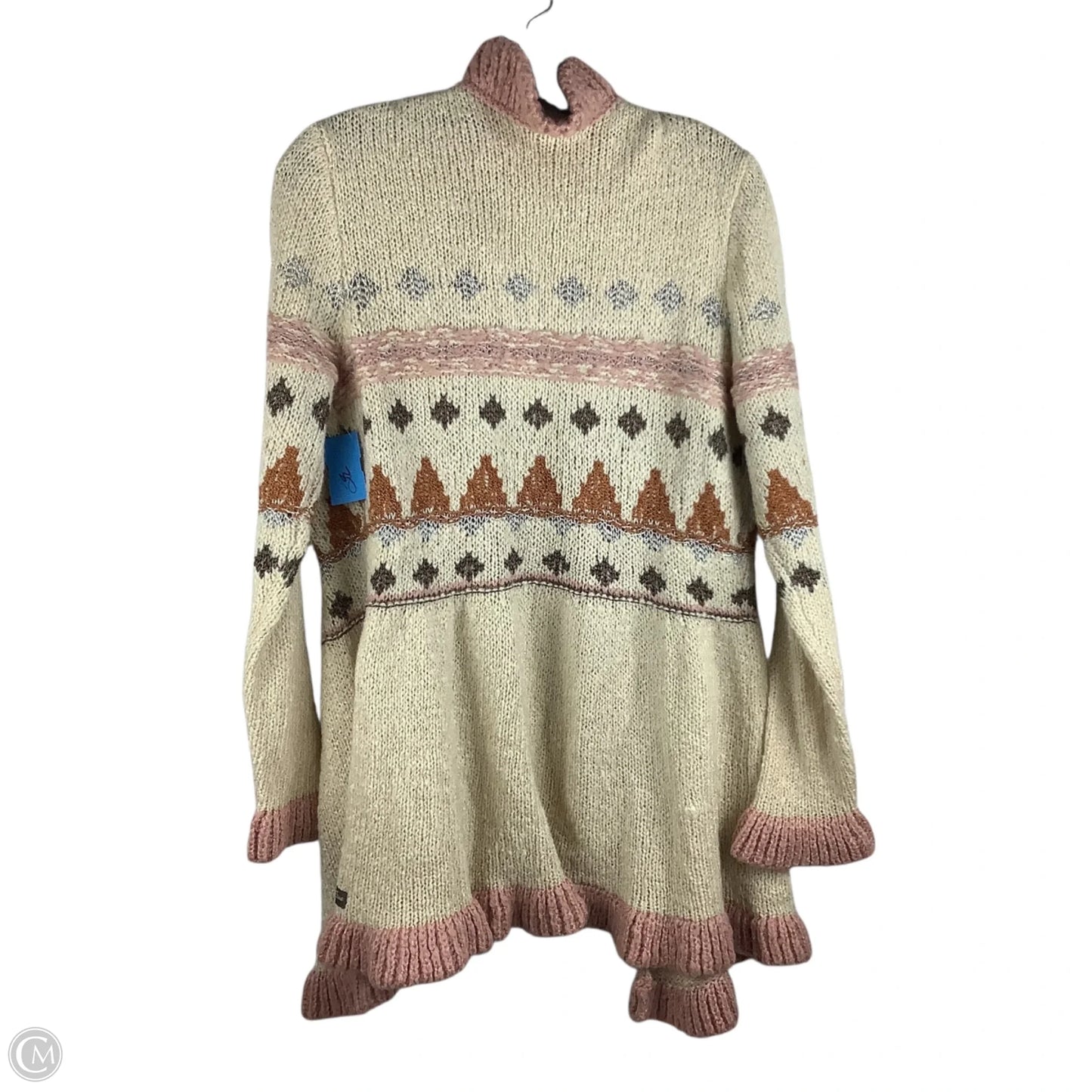 Sweater Cardigan By Matilda Jane In Cream, Size: S