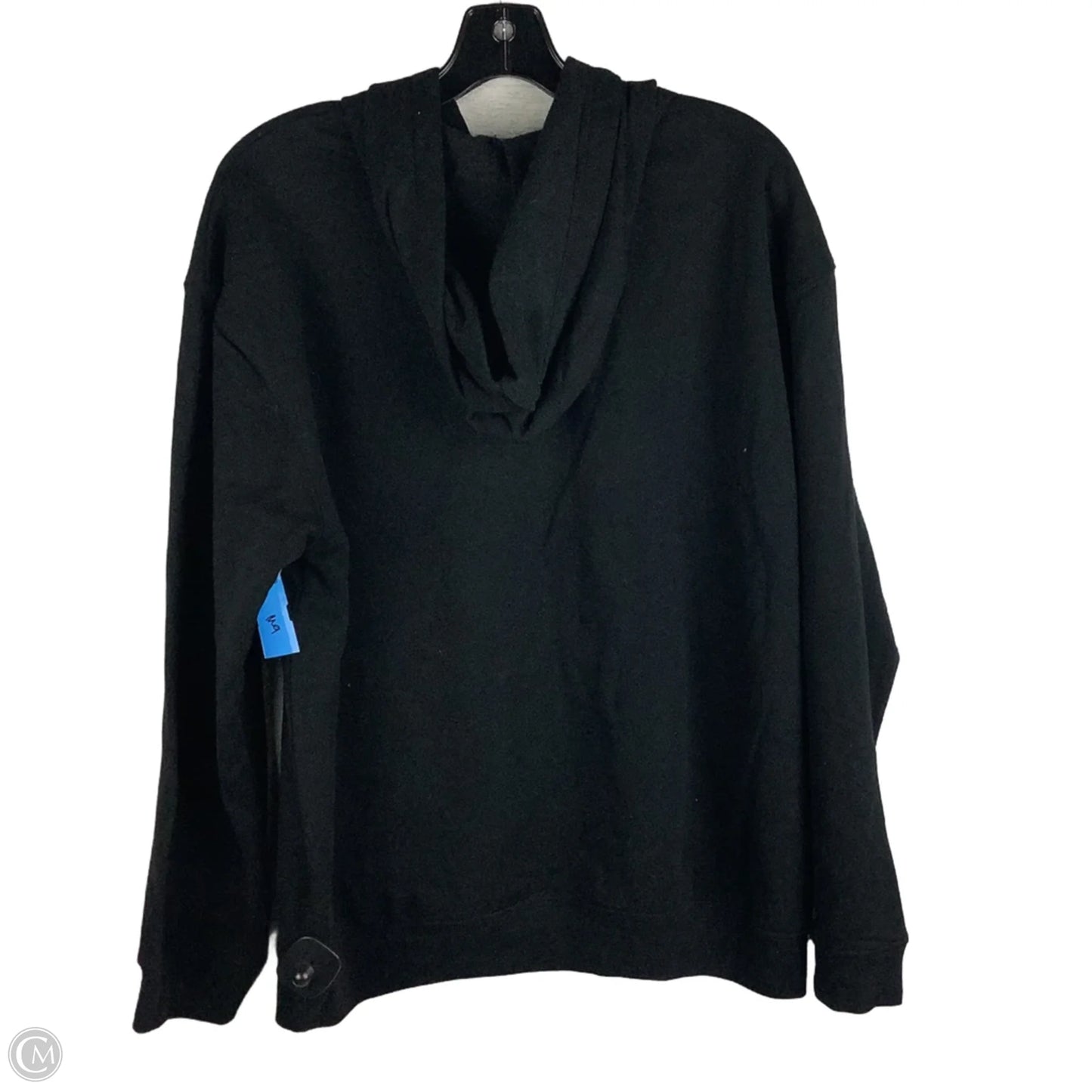 Sweatshirt Hoodie By Clothes Mentor In Black, Size: Xl