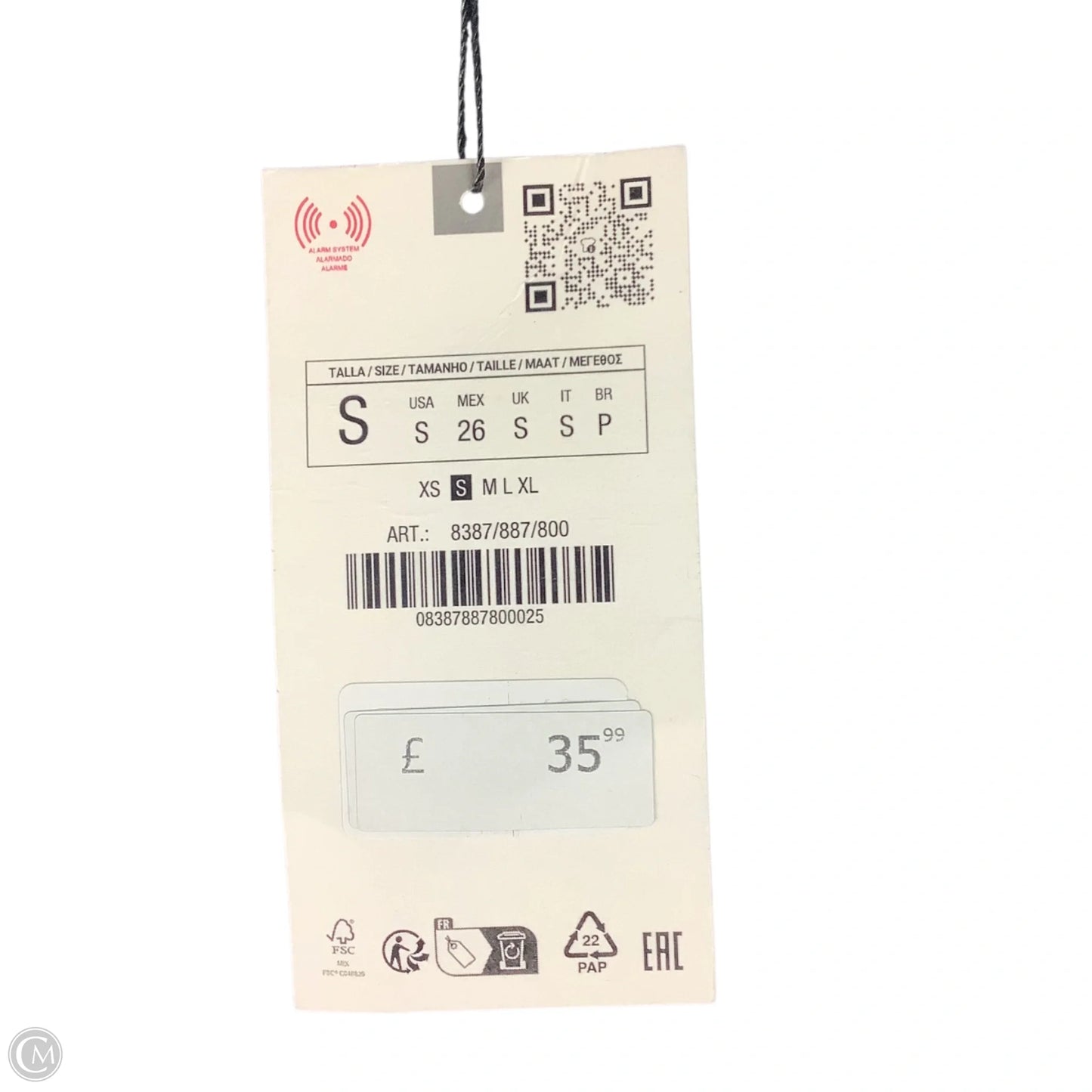 Dress Party Long By Zara In Black, Size: S