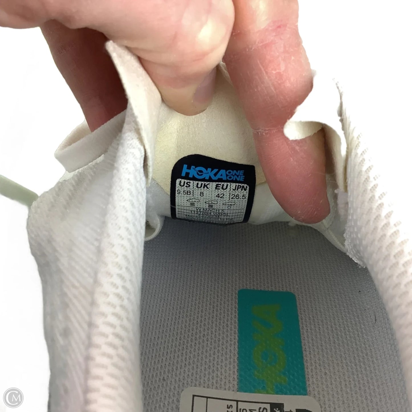 Shoes Athletic By Hoka In White, Size: 9.5