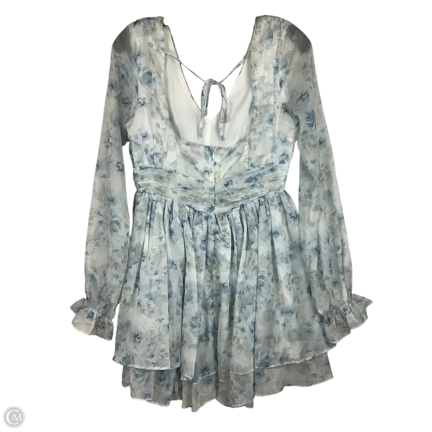 Dress Party Short By Mi Ami In Blue & Green, Size: S