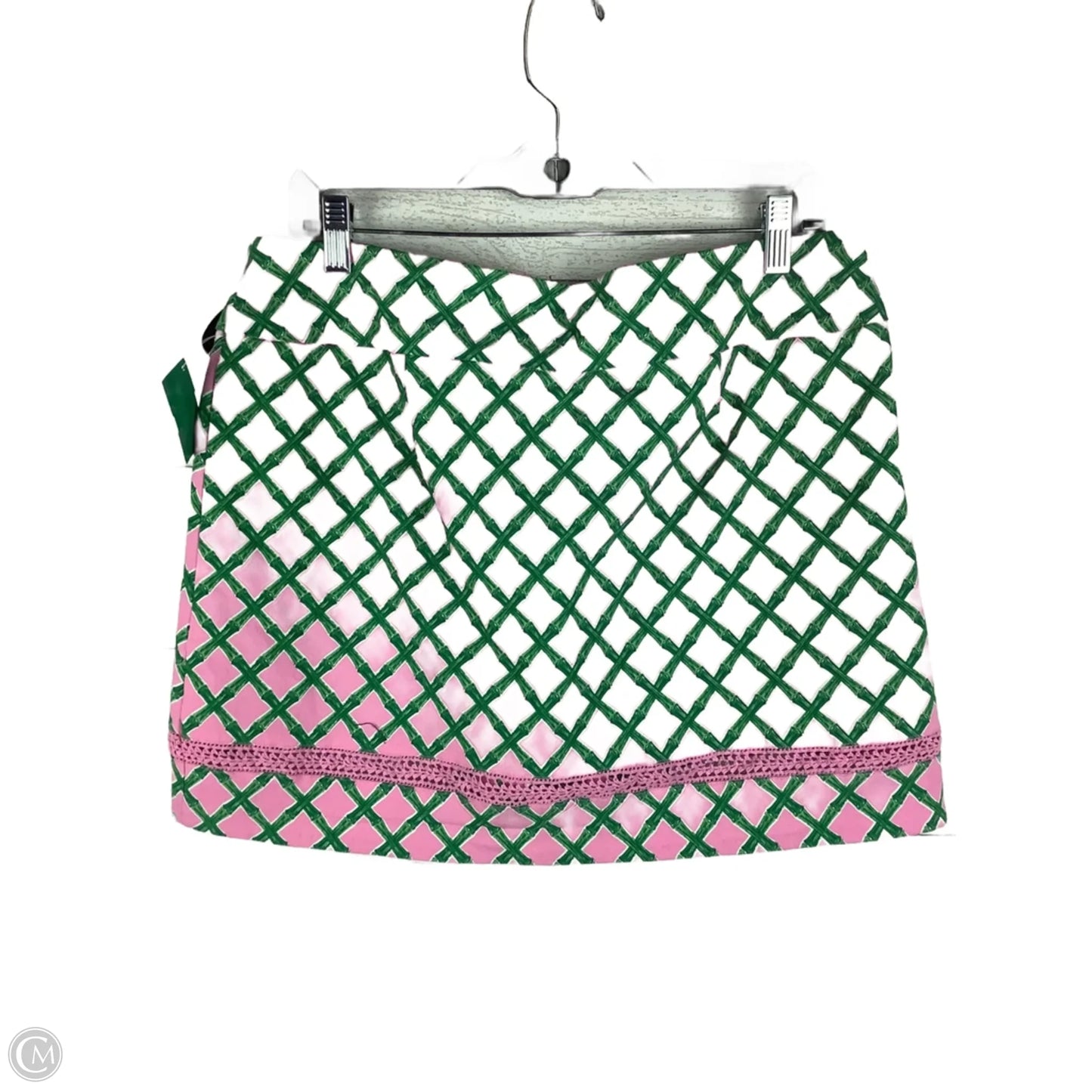 Skort By Crown And Ivy In Green & Pink, Size: 14