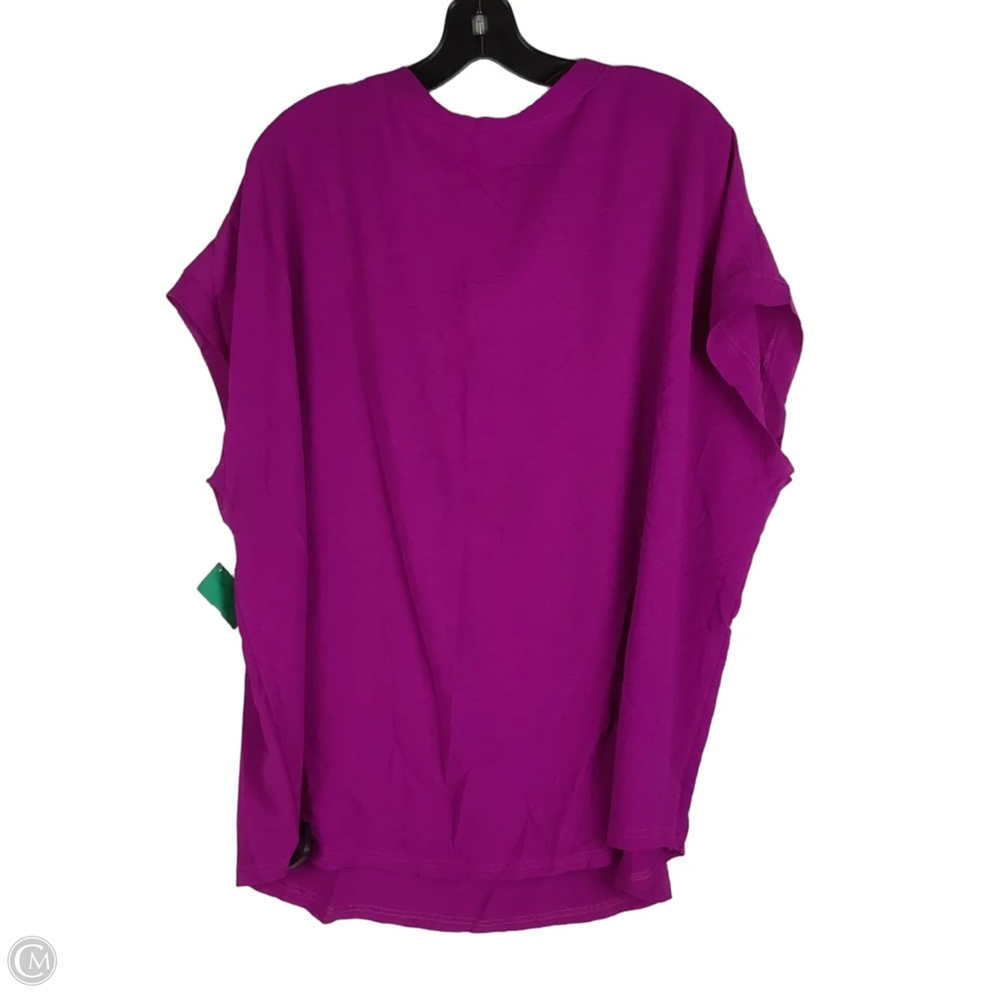 Top Short Sleeve By Jodifl In Purple, Size: 1x