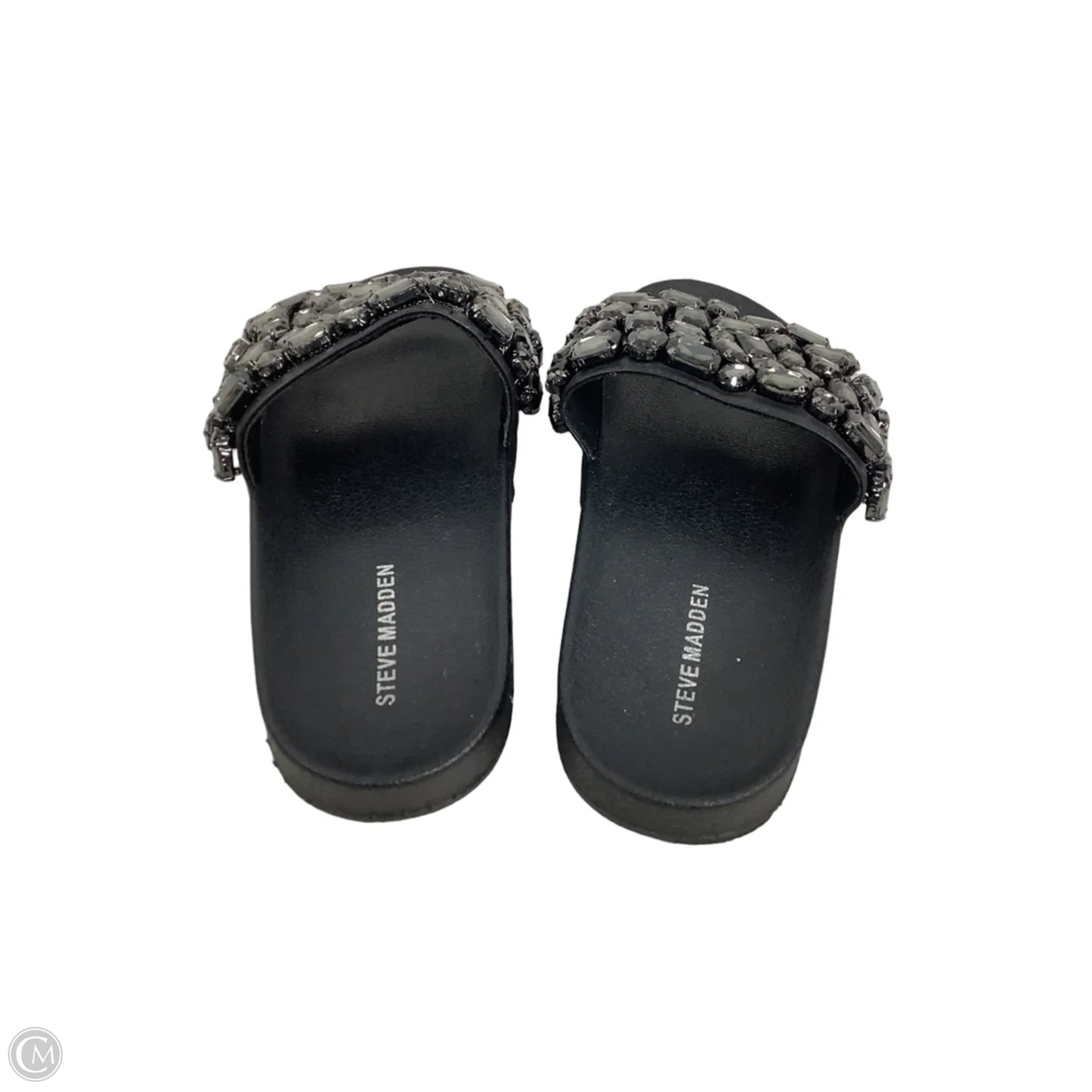 Sandals Flats By Steve Madden In Black, Size: 8