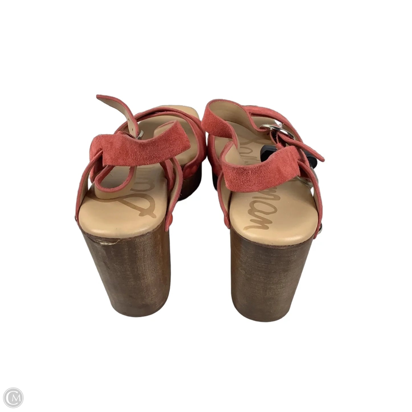 Sandals Heels Block By Sam Edelman In Red, Size: 7.5