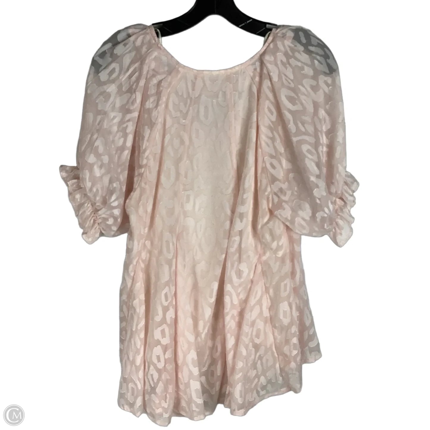 Top Short Sleeve By Umgee In Pink, Size: S