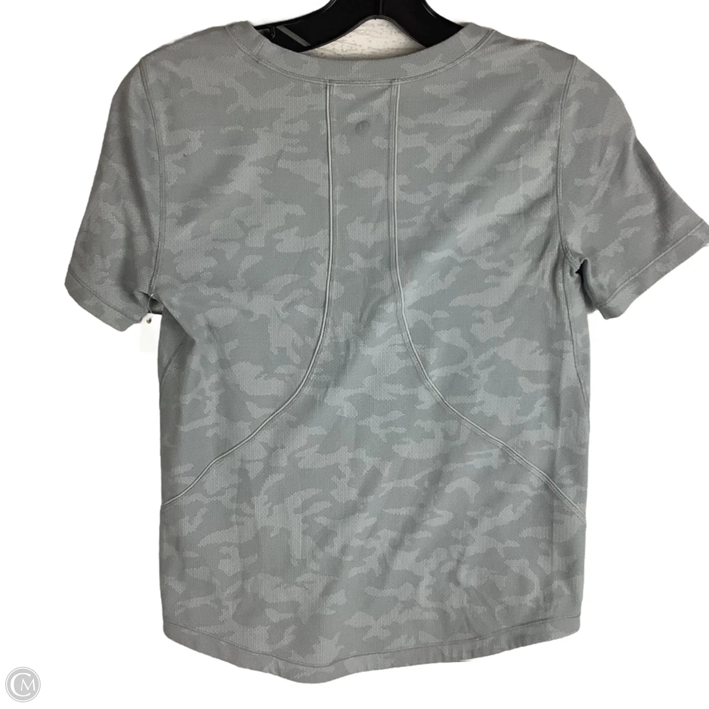 Athletic Top Short Sleeve By Lululemon In Camouflage Print, Estimated Size: 4