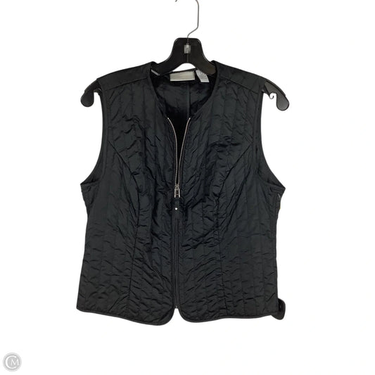 Vest Puffer & Quilted By Chicos In Black, Size: S