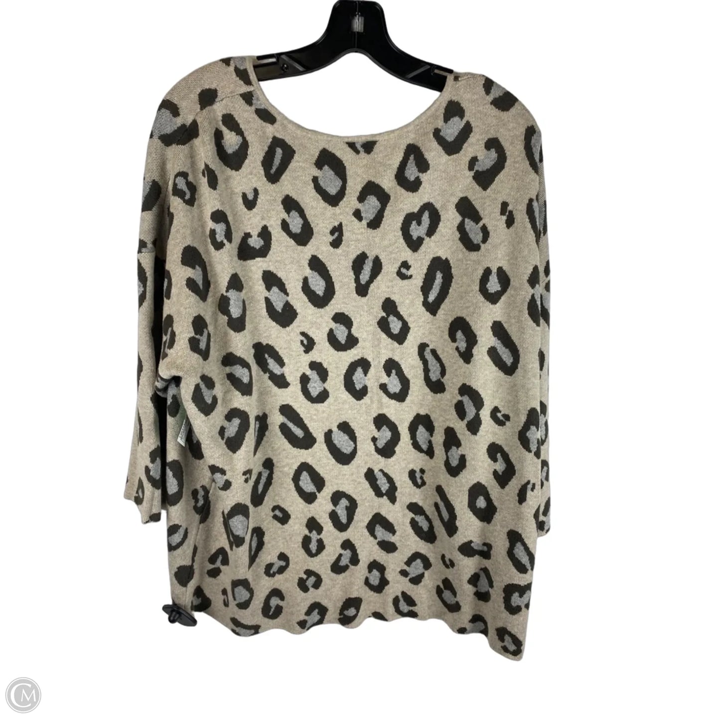 Sweater By Ann Taylor In Animal Print, Size: Xl