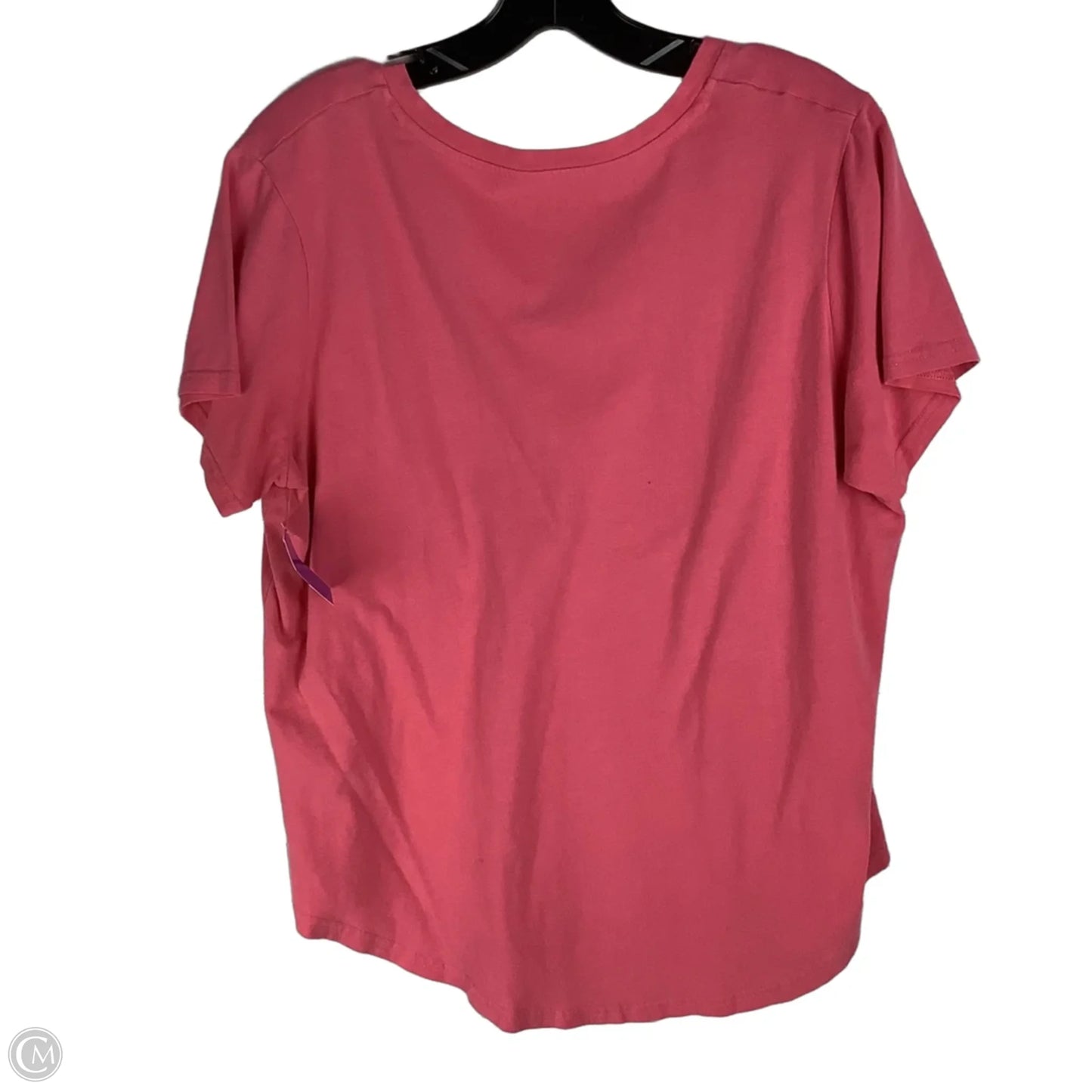 Top Short Sleeve Basic By Ariat In Pink, Size: L