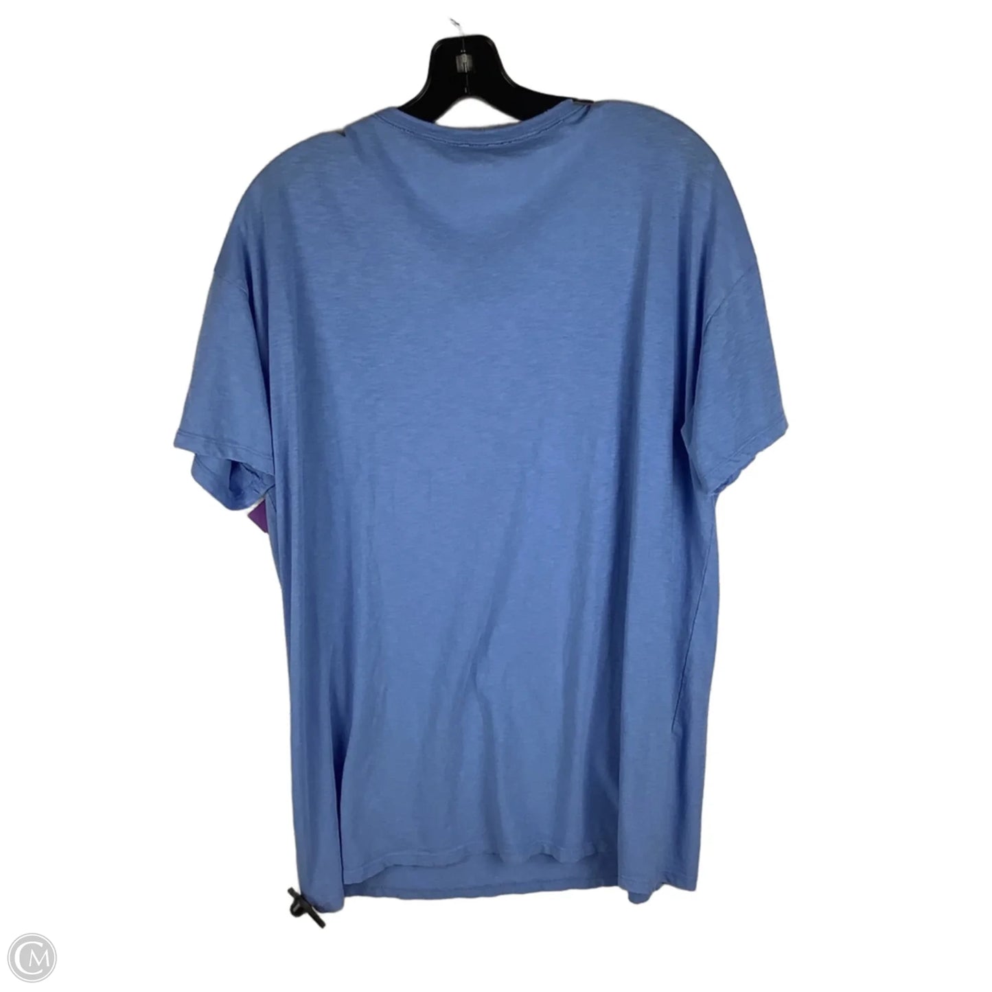 Top Short Sleeve By Aerie In Blue, Size: M