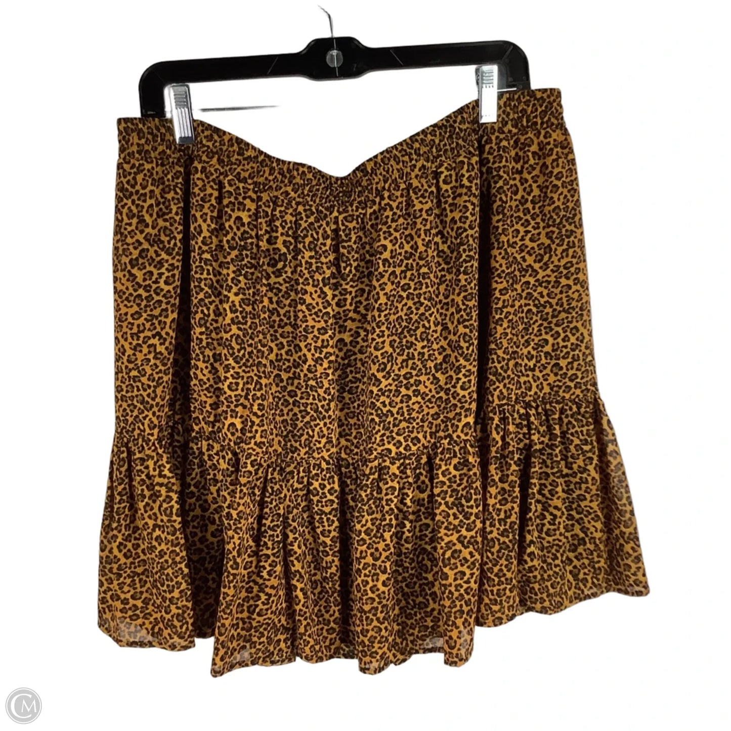 Skirt Designer By Michael Kors In Animal Print, Size: Xl