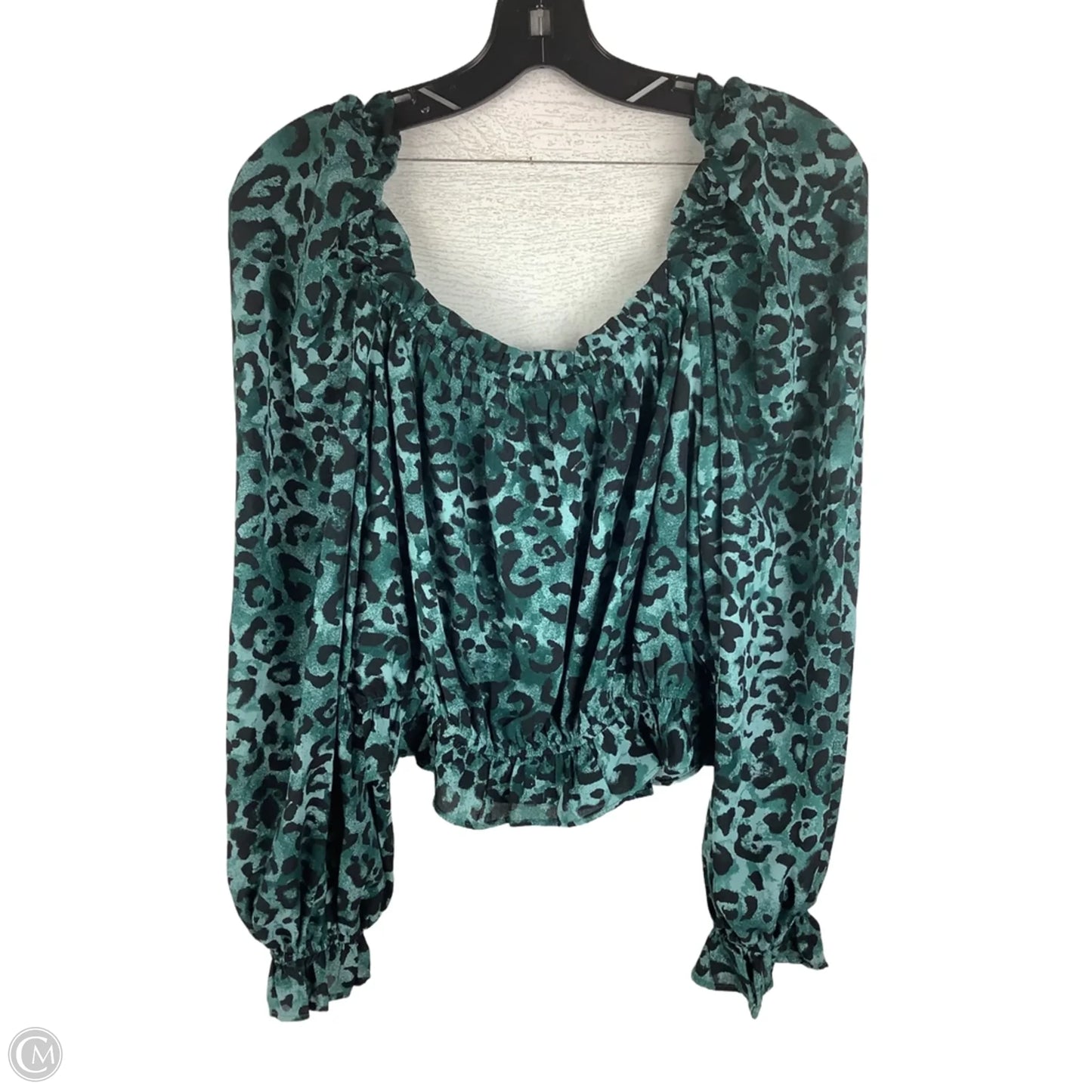 Top Long Sleeve By Buddy Love In Animal Print, Size: S