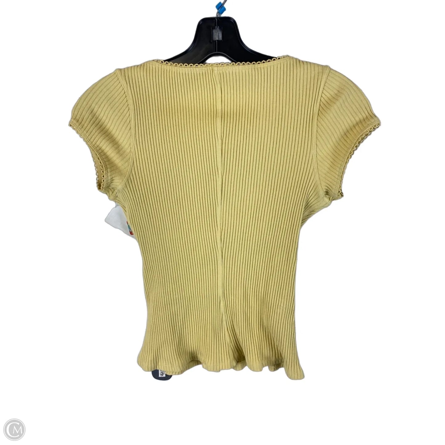 Top Short Sleeve By Cmc In Yellow, Size: S