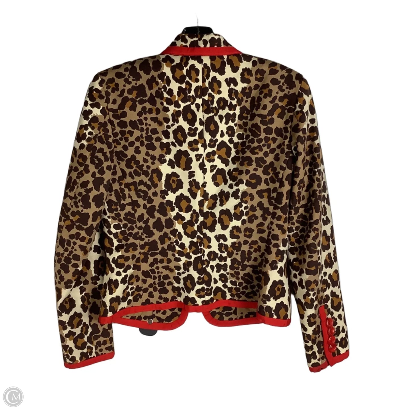 Blazer By Etcetra In Animal Print, Size: 4