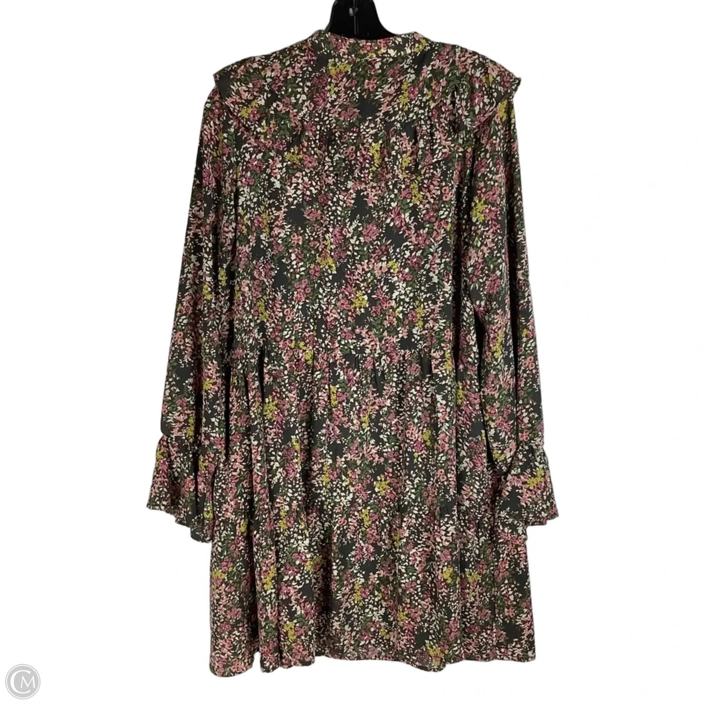 Dress Casual Short By Joy Joy In Floral Print, Size: L