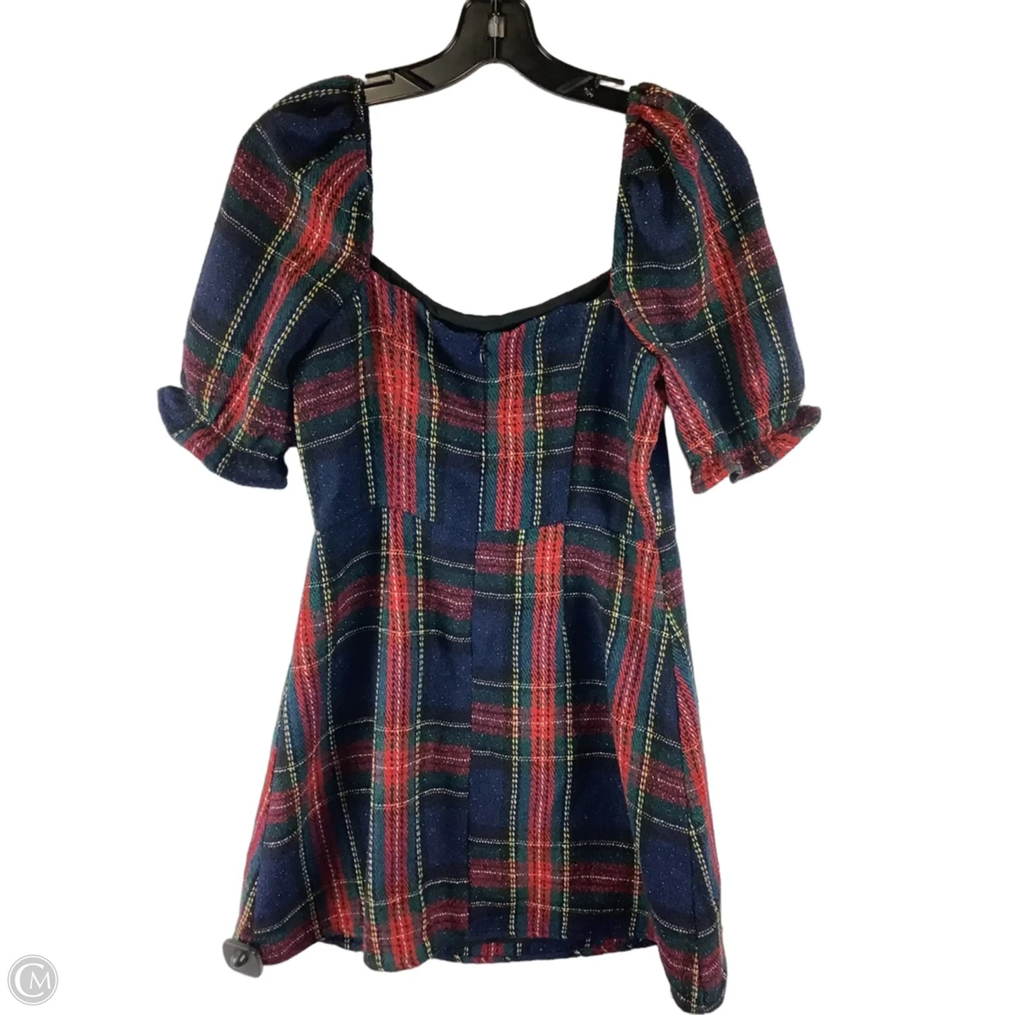 Dress Party Short By Fore In Plaid Pattern, Size: M