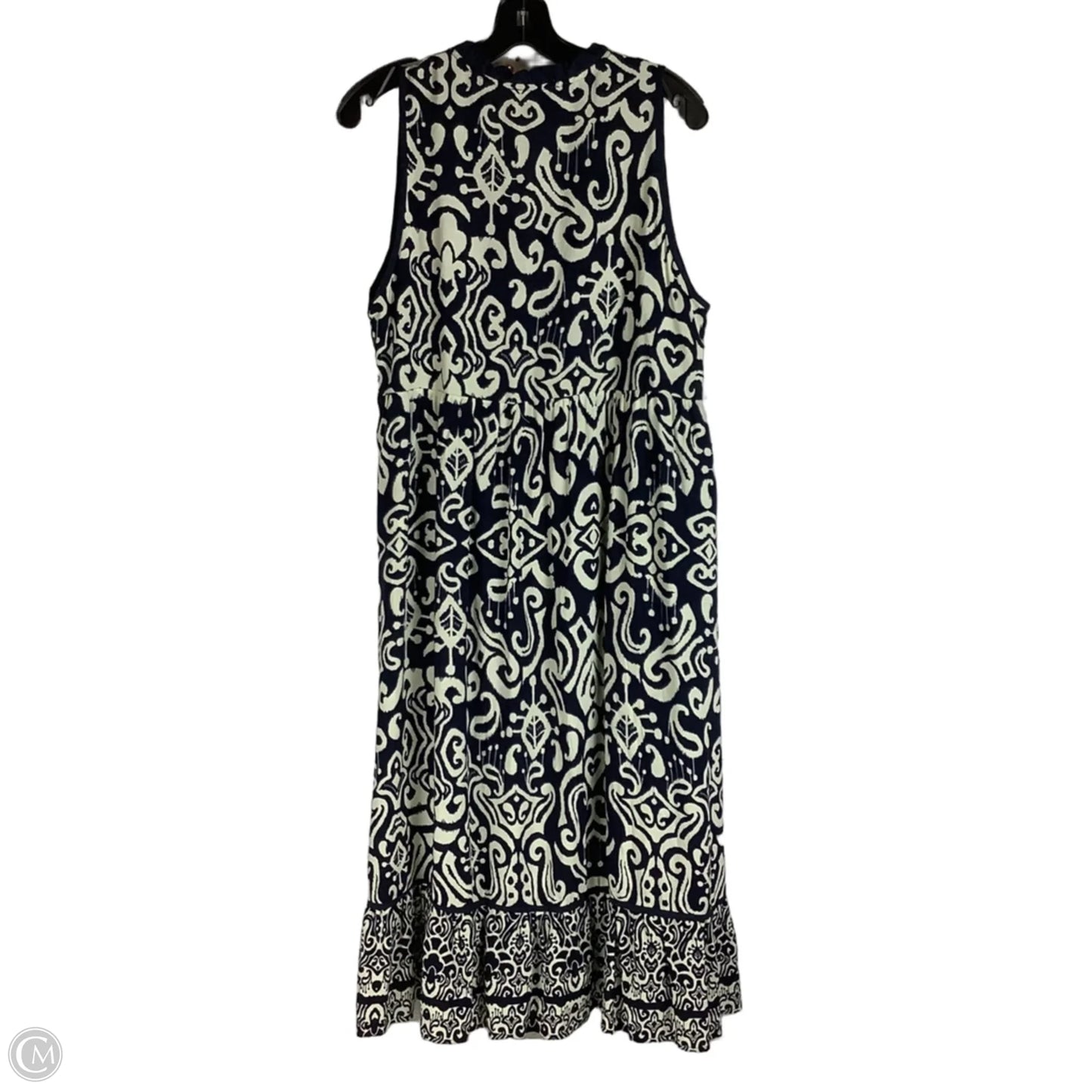Dress Casual Maxi By Umgee In Blue & Cream, Size: S