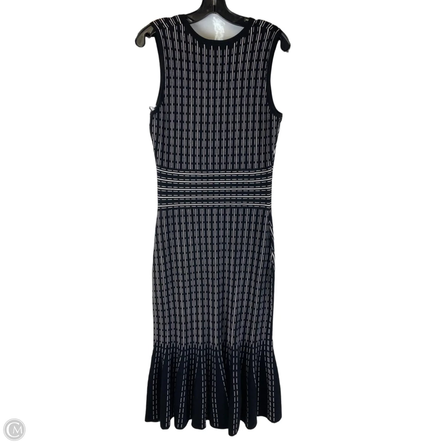 Dress Work By Tahari In Black & White, Size: M