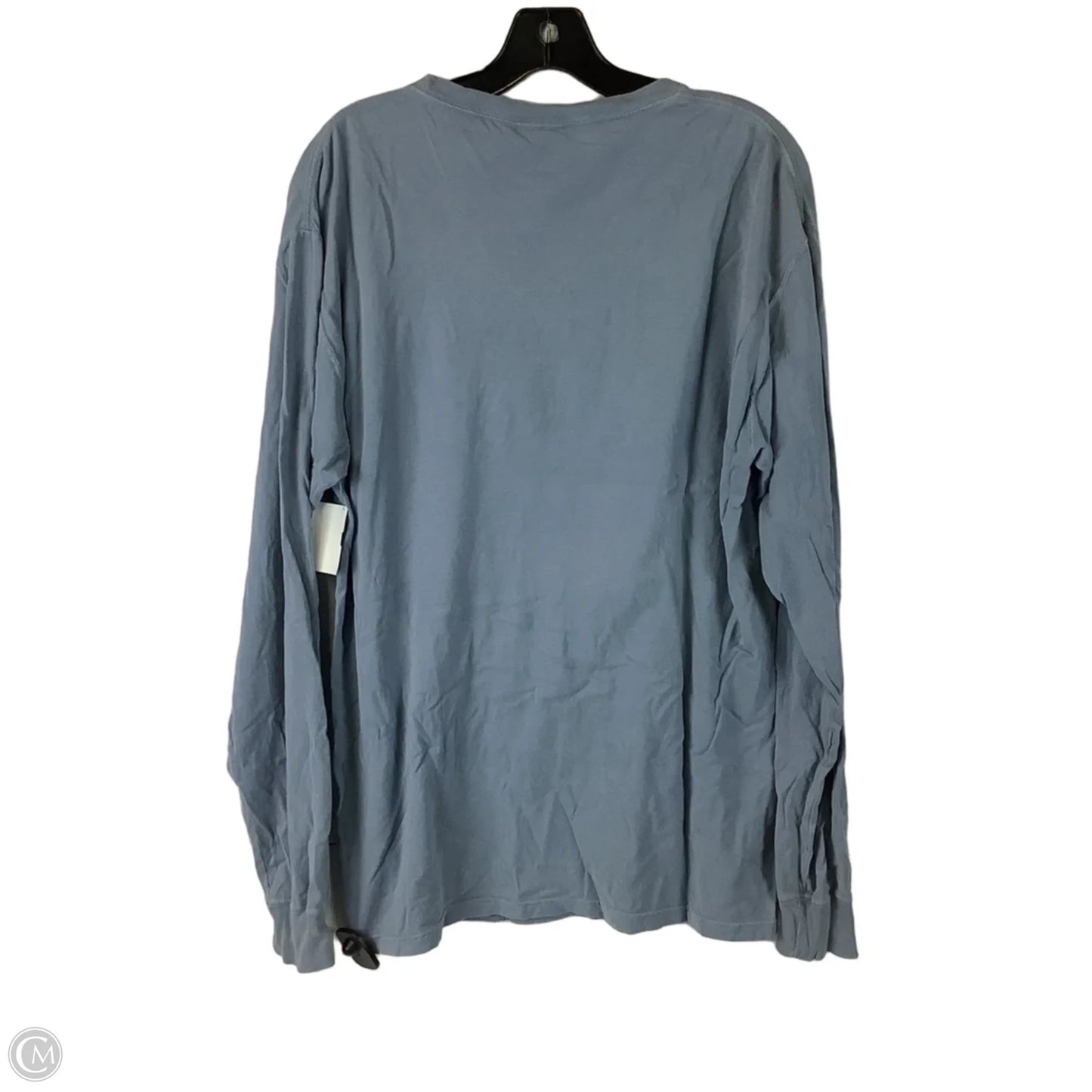 Top Long Sleeve By Clothes Mentor In Blue & Orange, Size: M