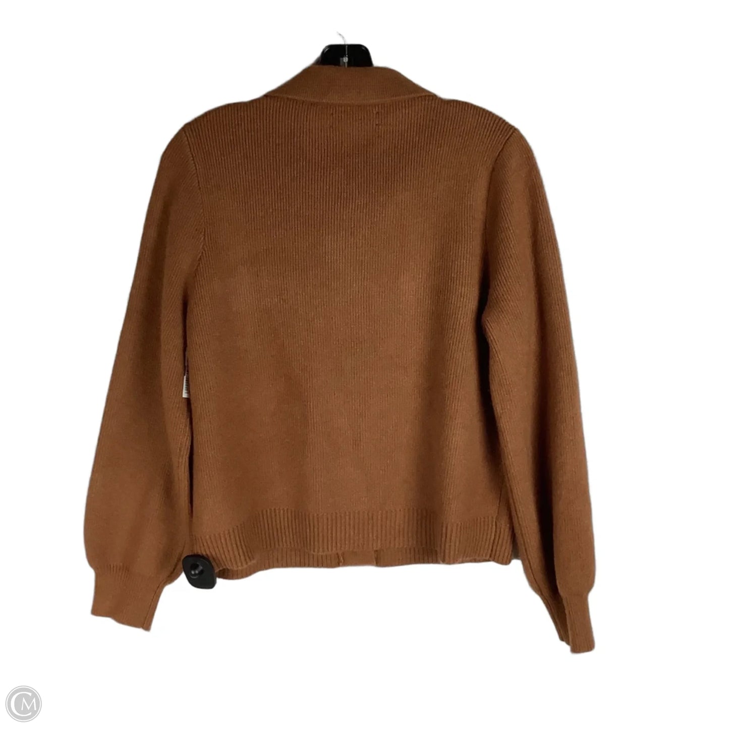 Sweater Cardigan By Loft In Brown, Size: M