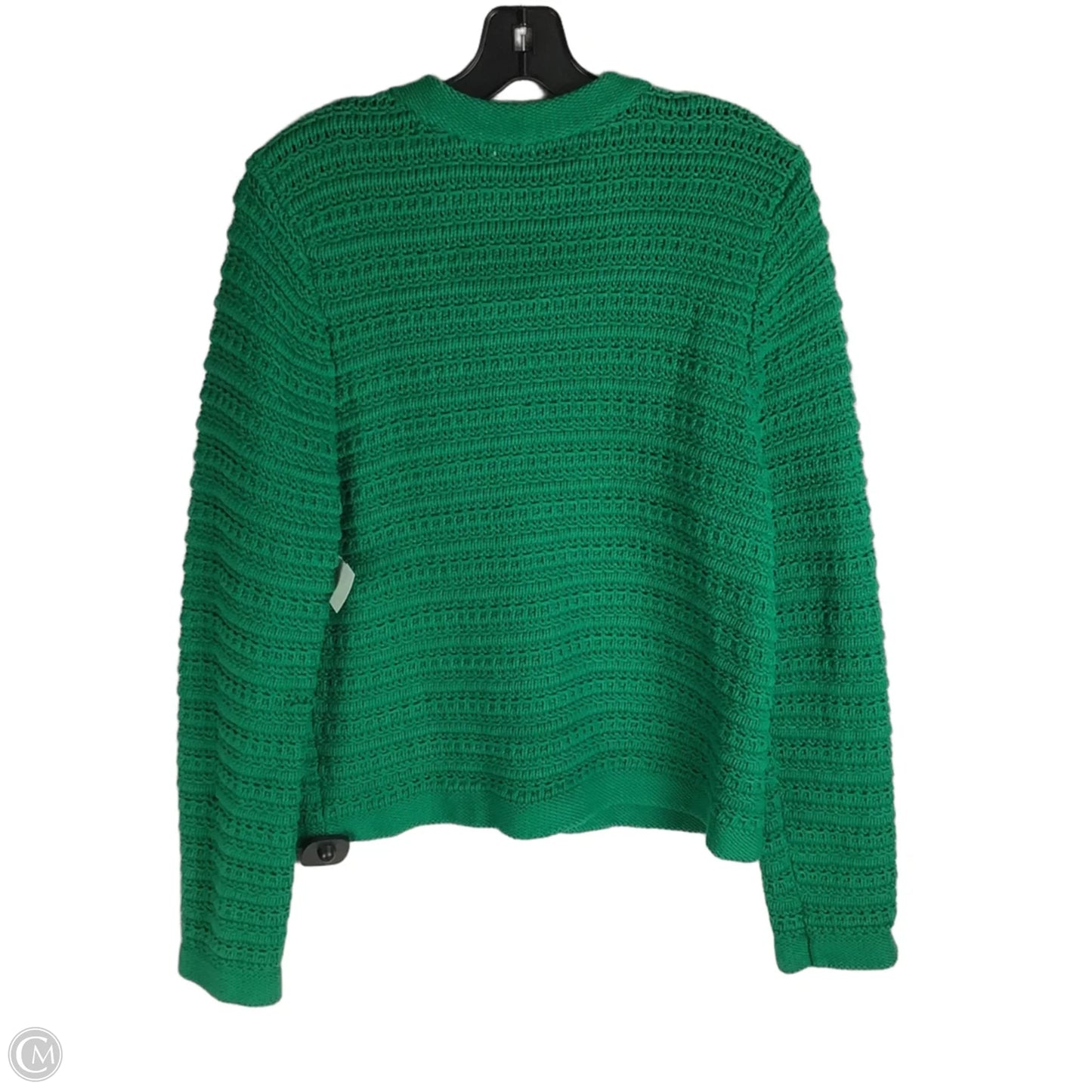 Sweater Cardigan By Loft In Green, Size: Xl