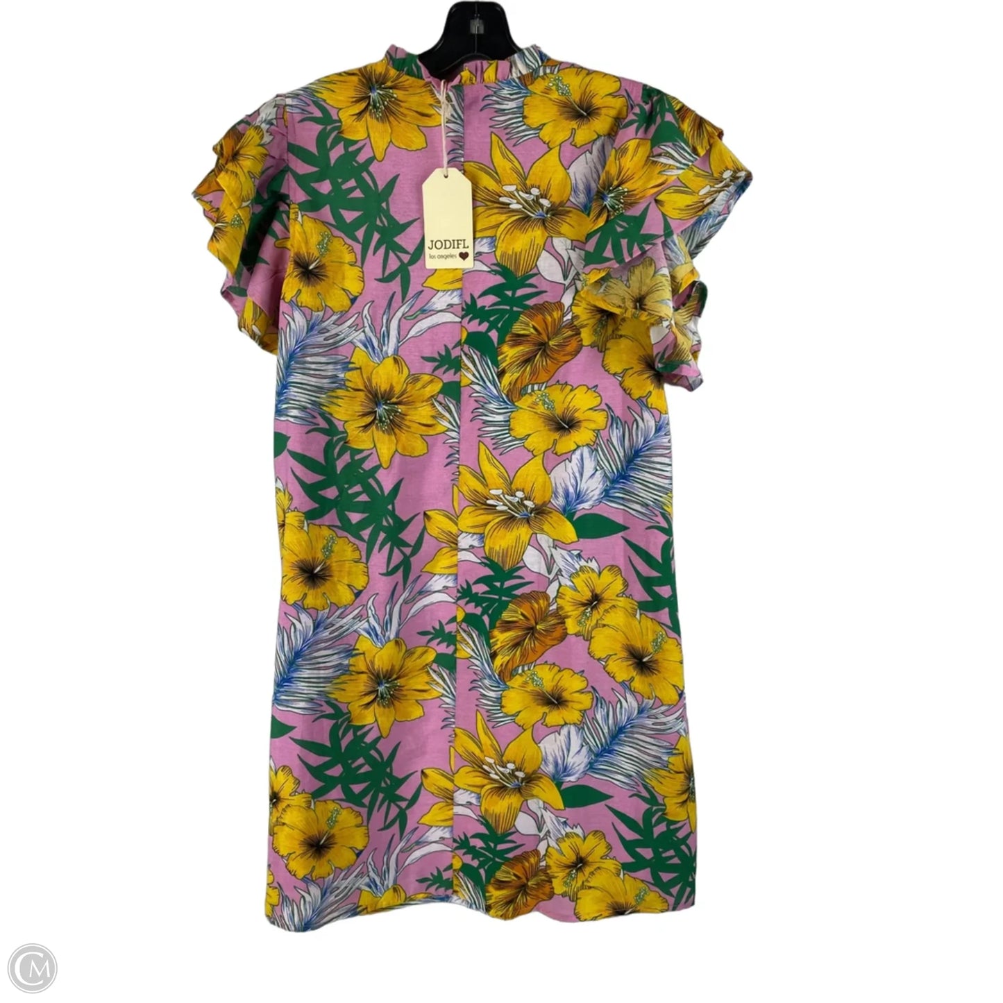 Dress Casual Short By Jodifl In Floral Print, Size: L