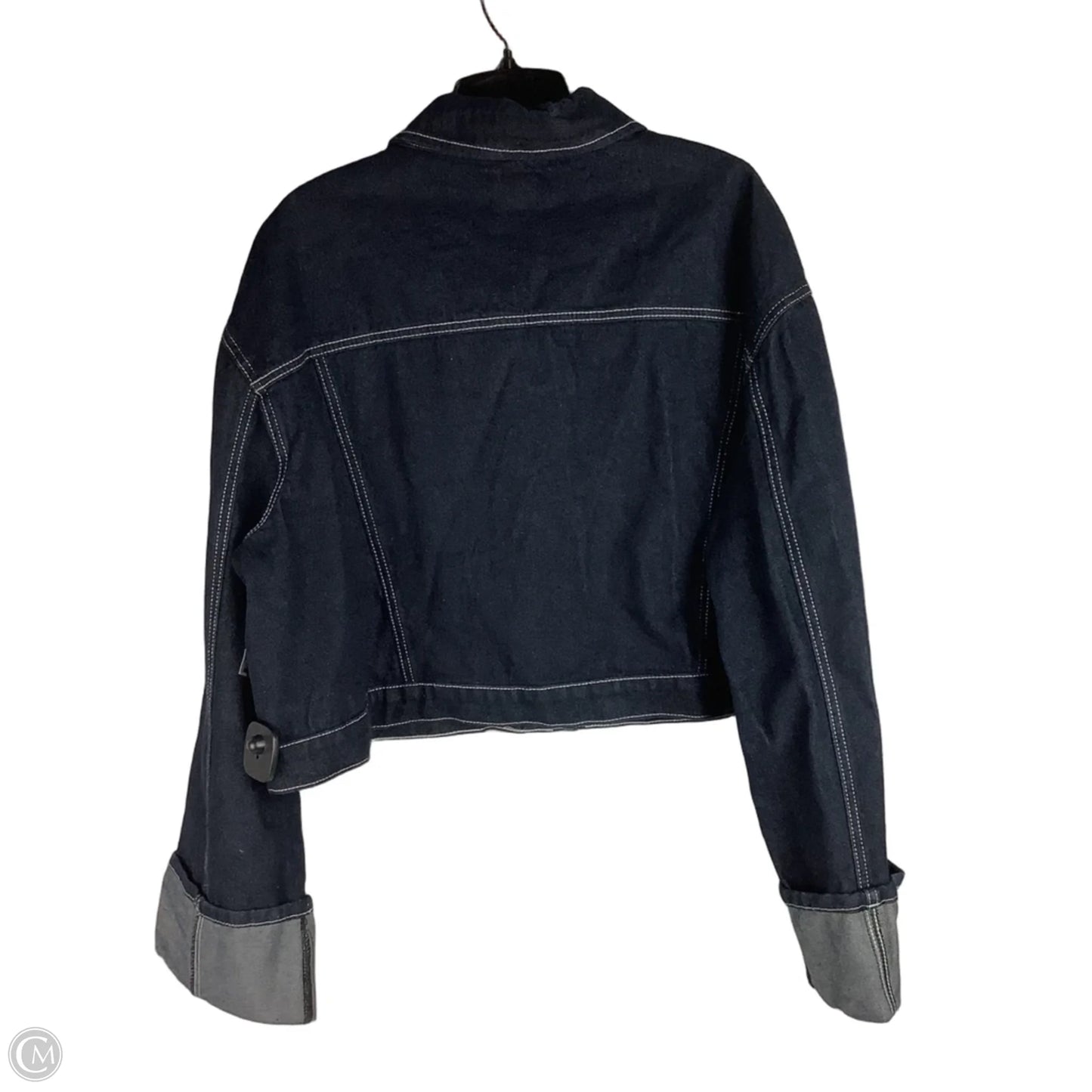 Jacket Denim By Boohoo Boutique In Blue Denim, Size: 12