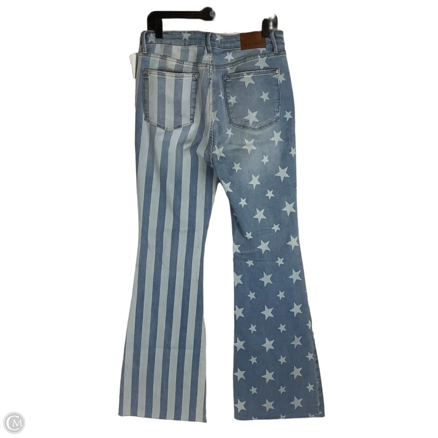 Jeans Flared By Judy Blue In Blue Denim, Size: 13/31