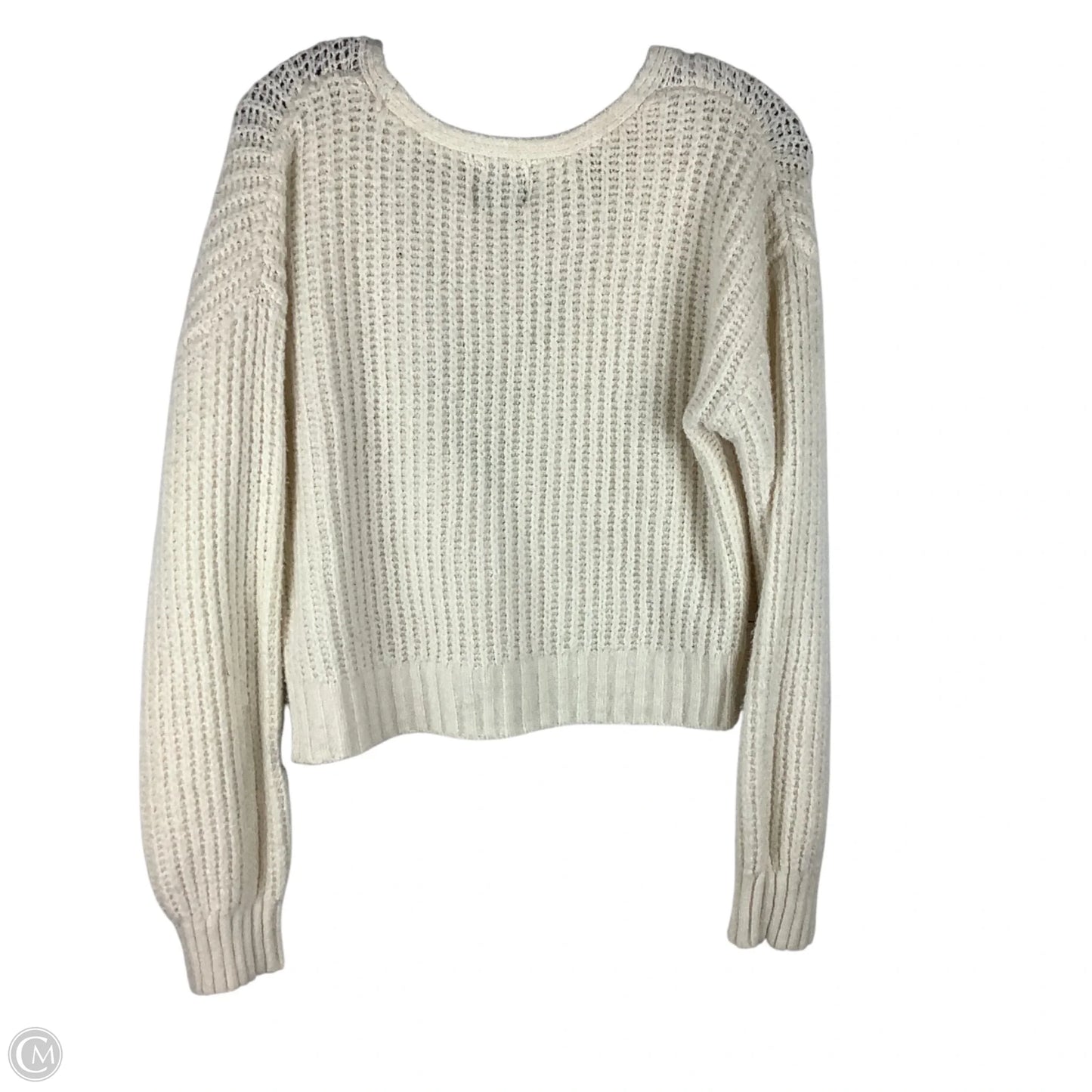 Sweater Cardigan By Pink Rose In Cream, Size: S