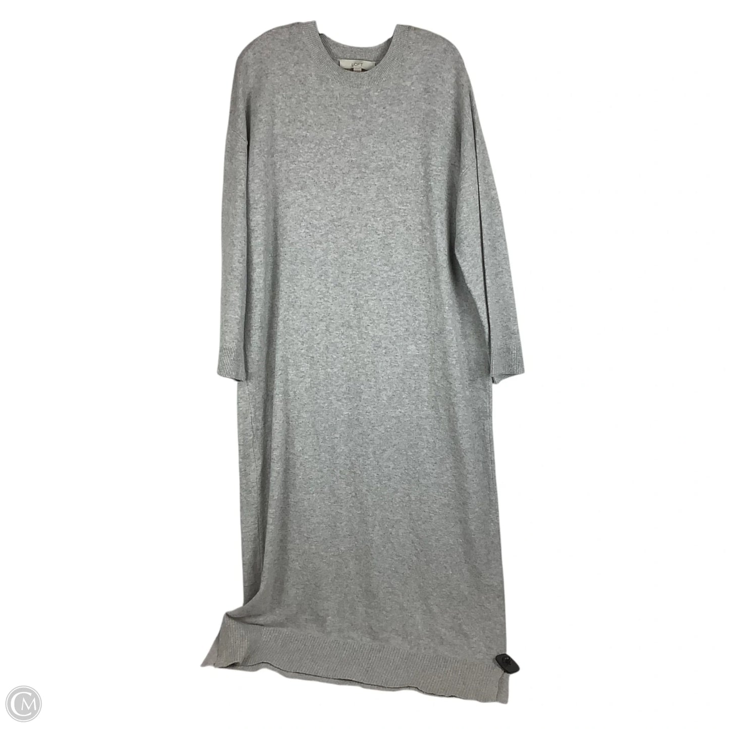 Dress Party Long By Loft In Grey, Size: L