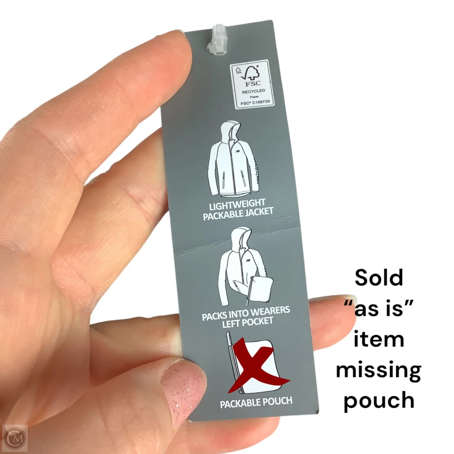 Jacket Windbreaker By New Balance In Black, Size: M