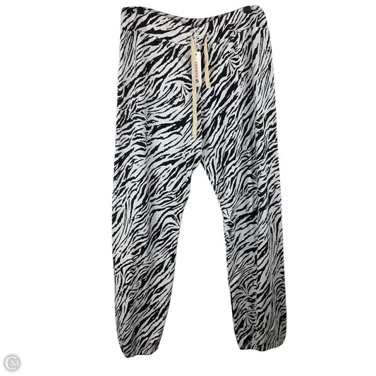 Athletic Pants By Sundry In Zebra Print, Size: M