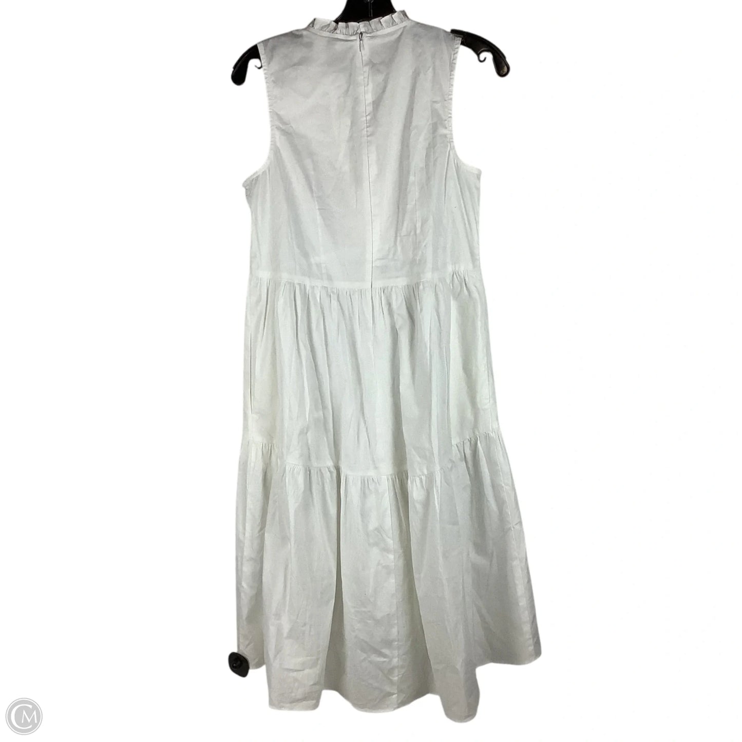 Dress Casual Midi By London Times In White, Size: 6