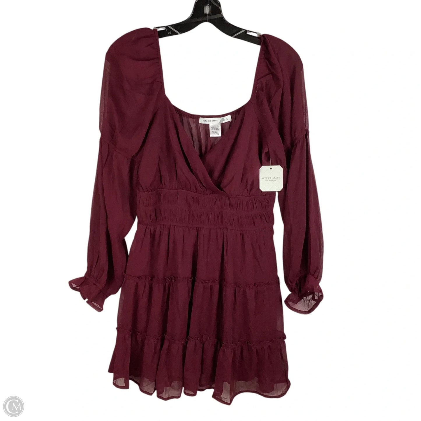 Dress Party Midi By Altard State In Maroon, Size: L