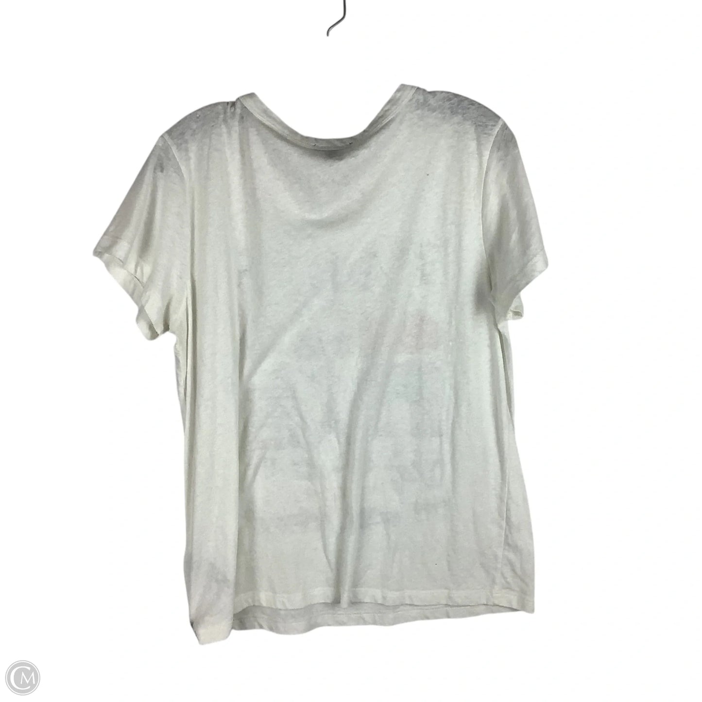 Top Short Sleeve Basic By J. Crew In Cream, Size: Xl