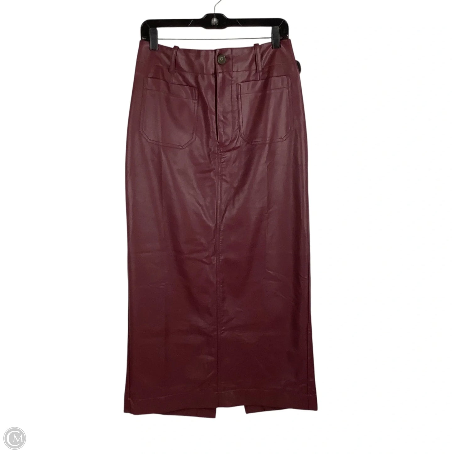 Skirt Maxi By Maeve In Maroon, Size: Est. 8