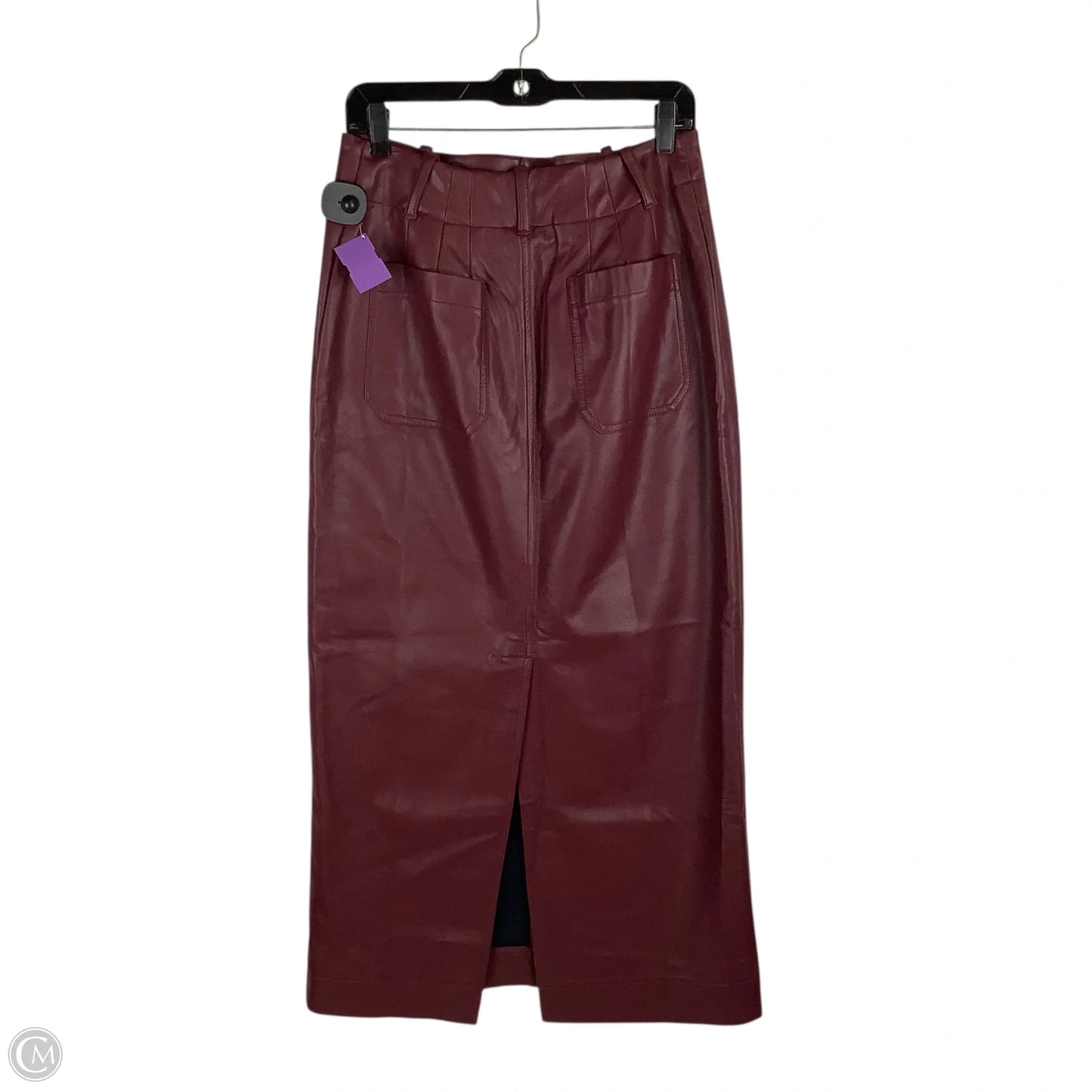 Skirt Maxi By Maeve In Maroon, Size: Est. 8