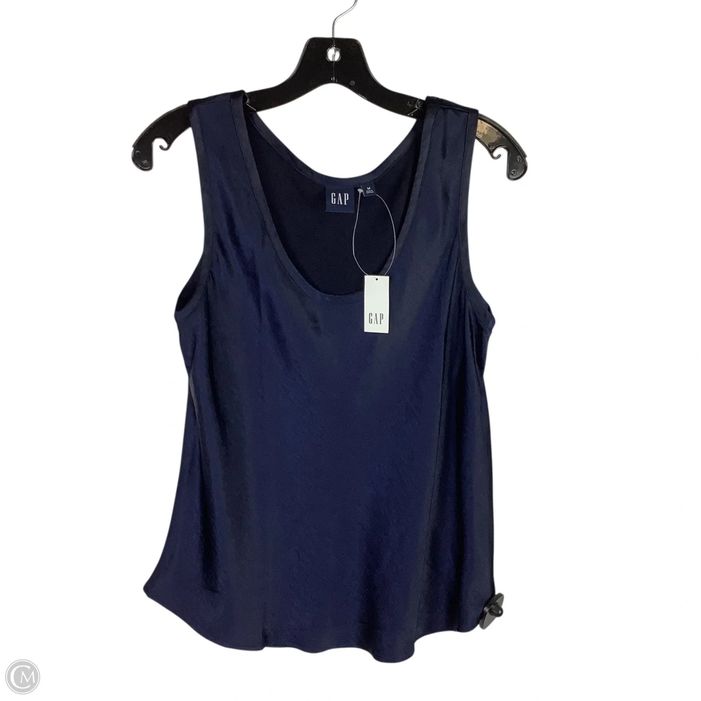 Top Sleeveless By Gap In Navy, Size: M