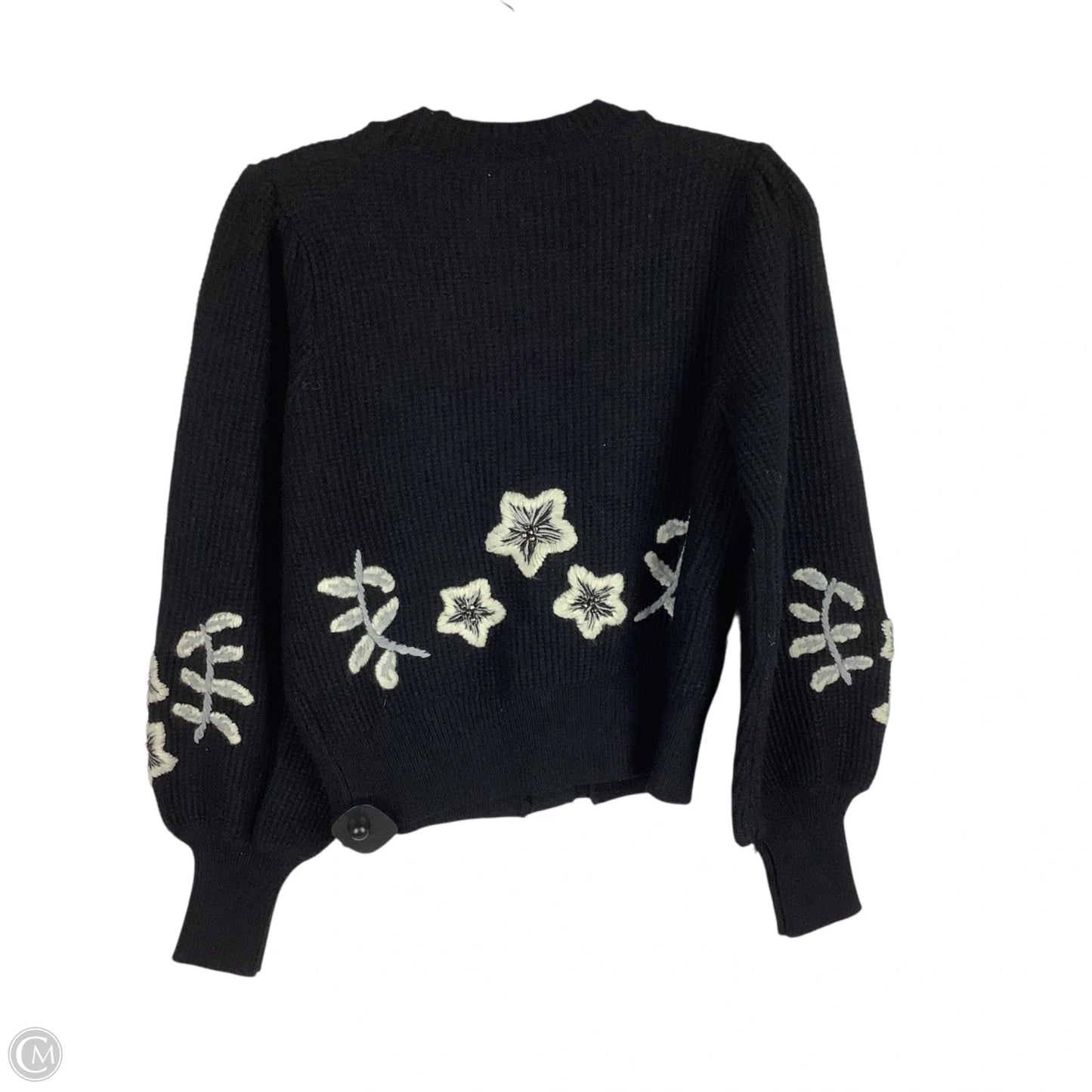Sweater Cardigan By Allison In Black, Size: S