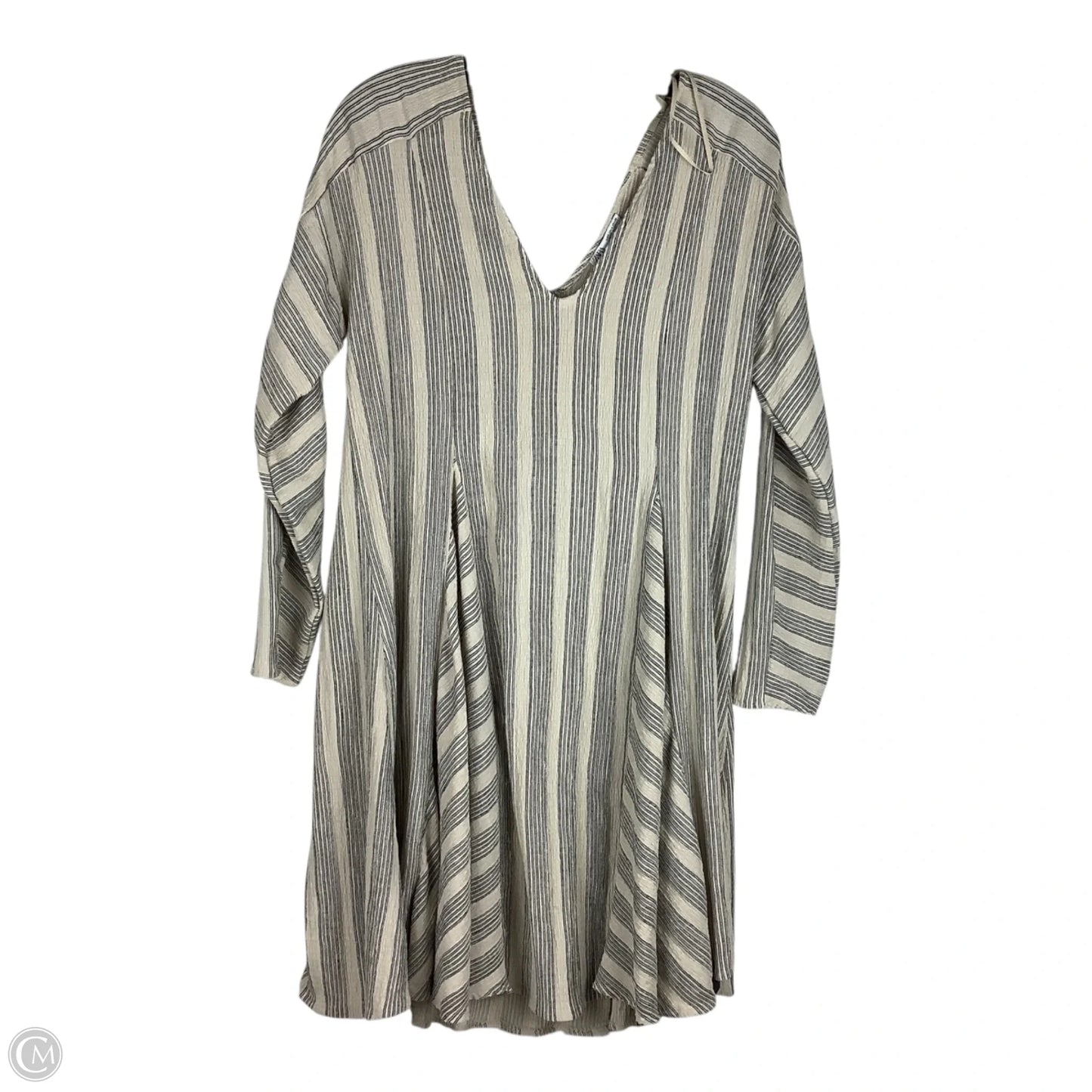 Dress Party Midi By Zara In Black & Cream, Size: S