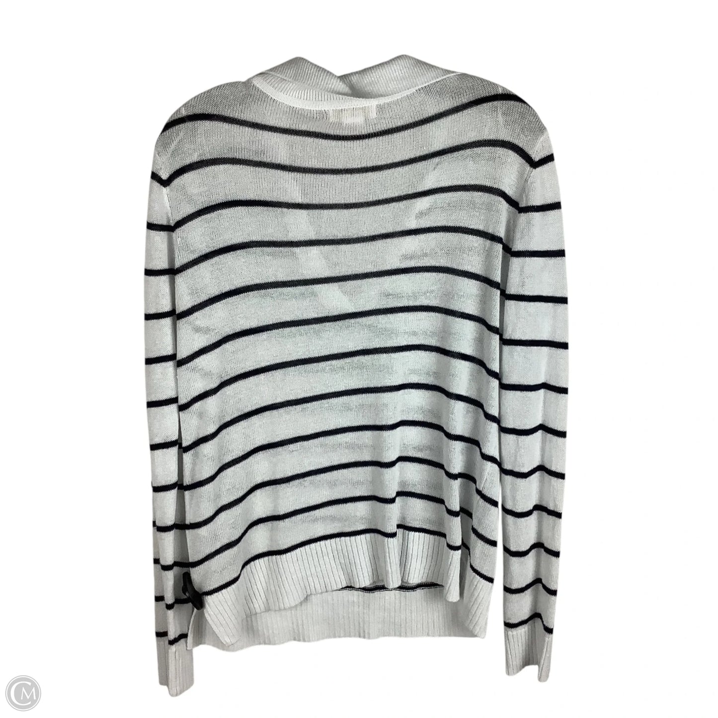 Sweater Designer By Halston In Striped Pattern, Size: M