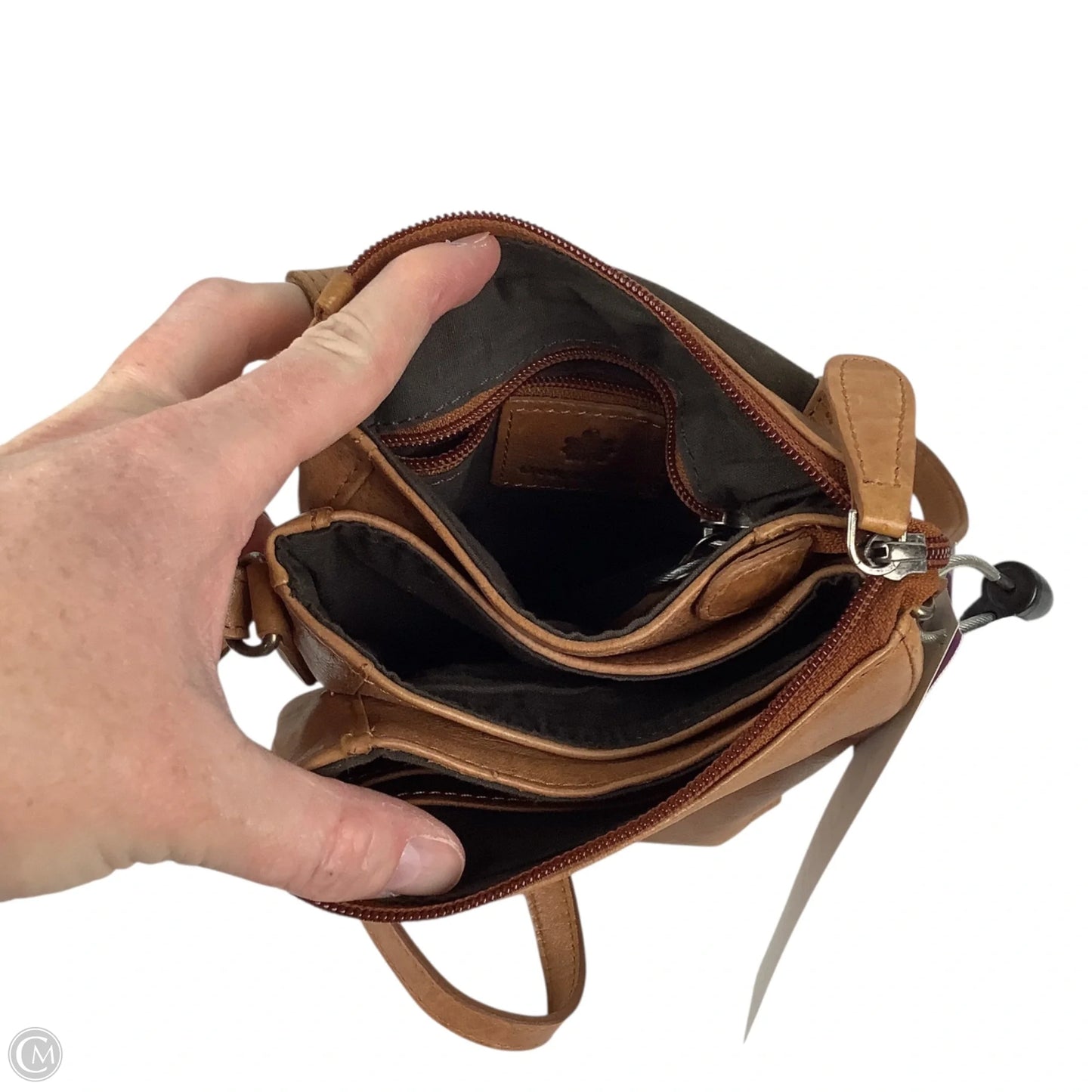 Crossbody Leather By Cmc, Size: Small