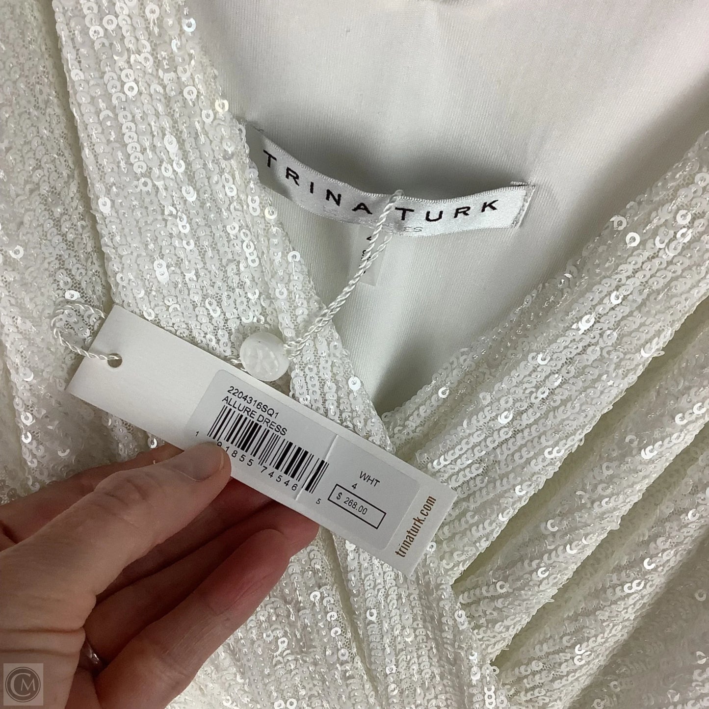 Dress Party Short By Trina By Trina Turk In White, Size: 4
