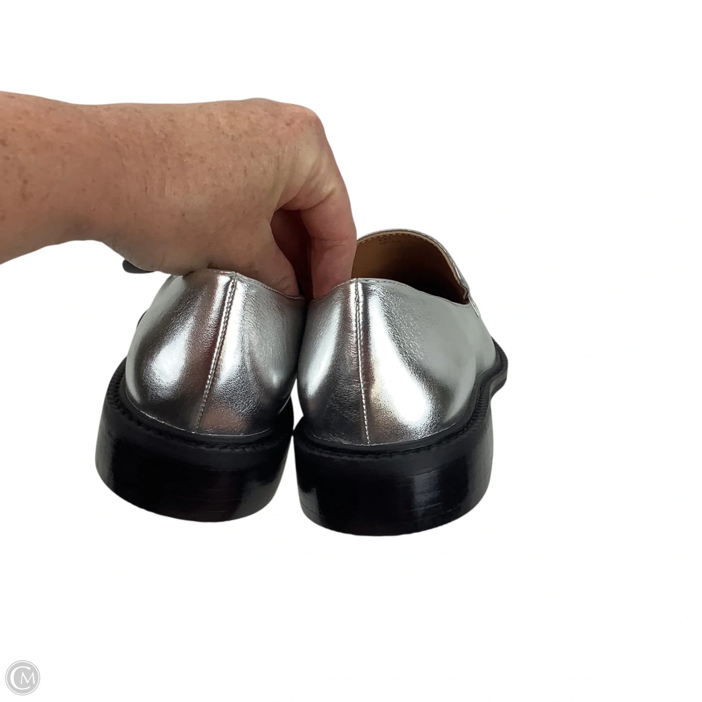 Shoes Heels Block By Cmc In Silver, Size: 8