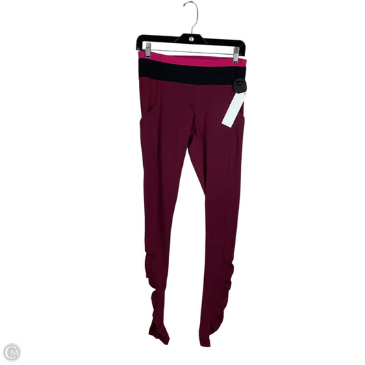 Athletic Leggings By Lululemon In Maroon, Size: 6