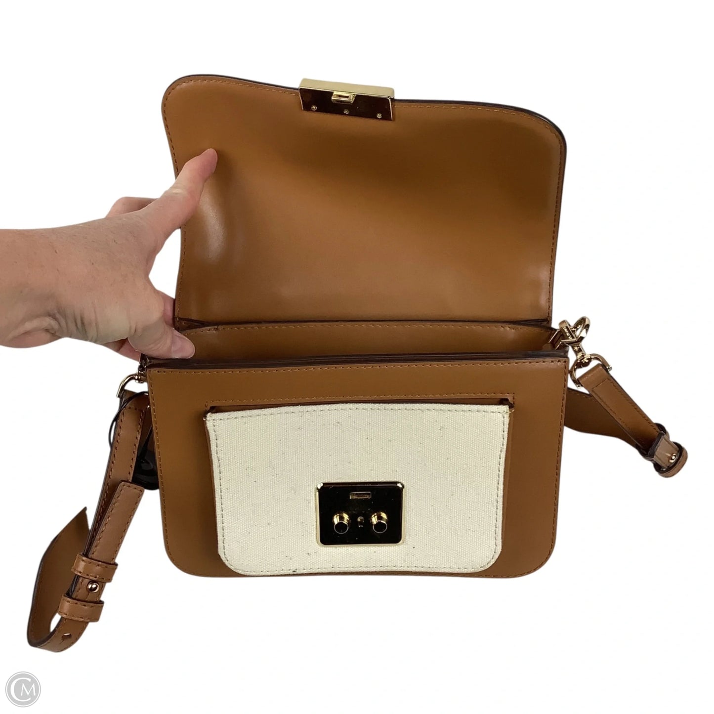 Crossbody Designer By Michael Kors, Size: Medium
