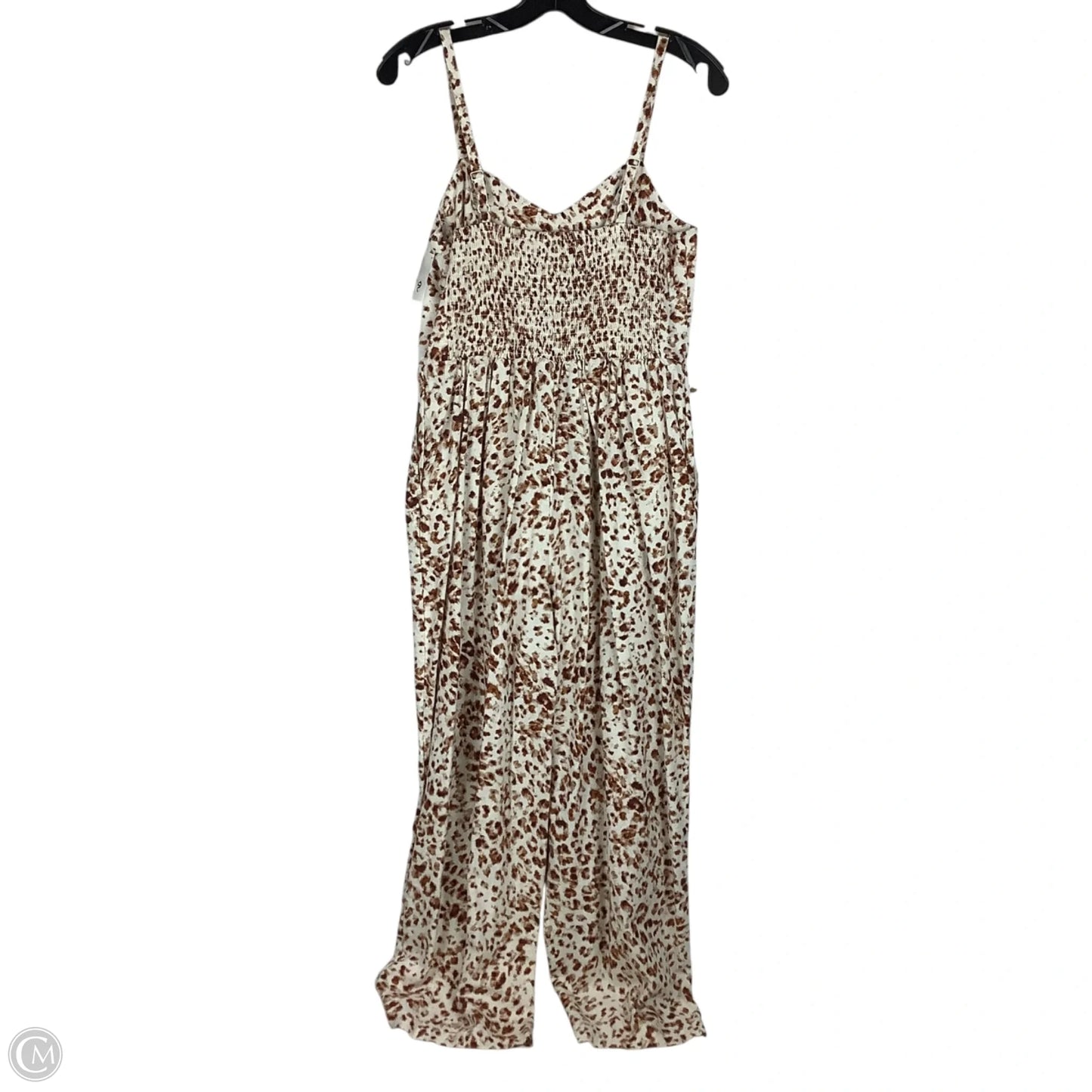 Jumpsuit By Old Navy In Brown & Cream, Size: M