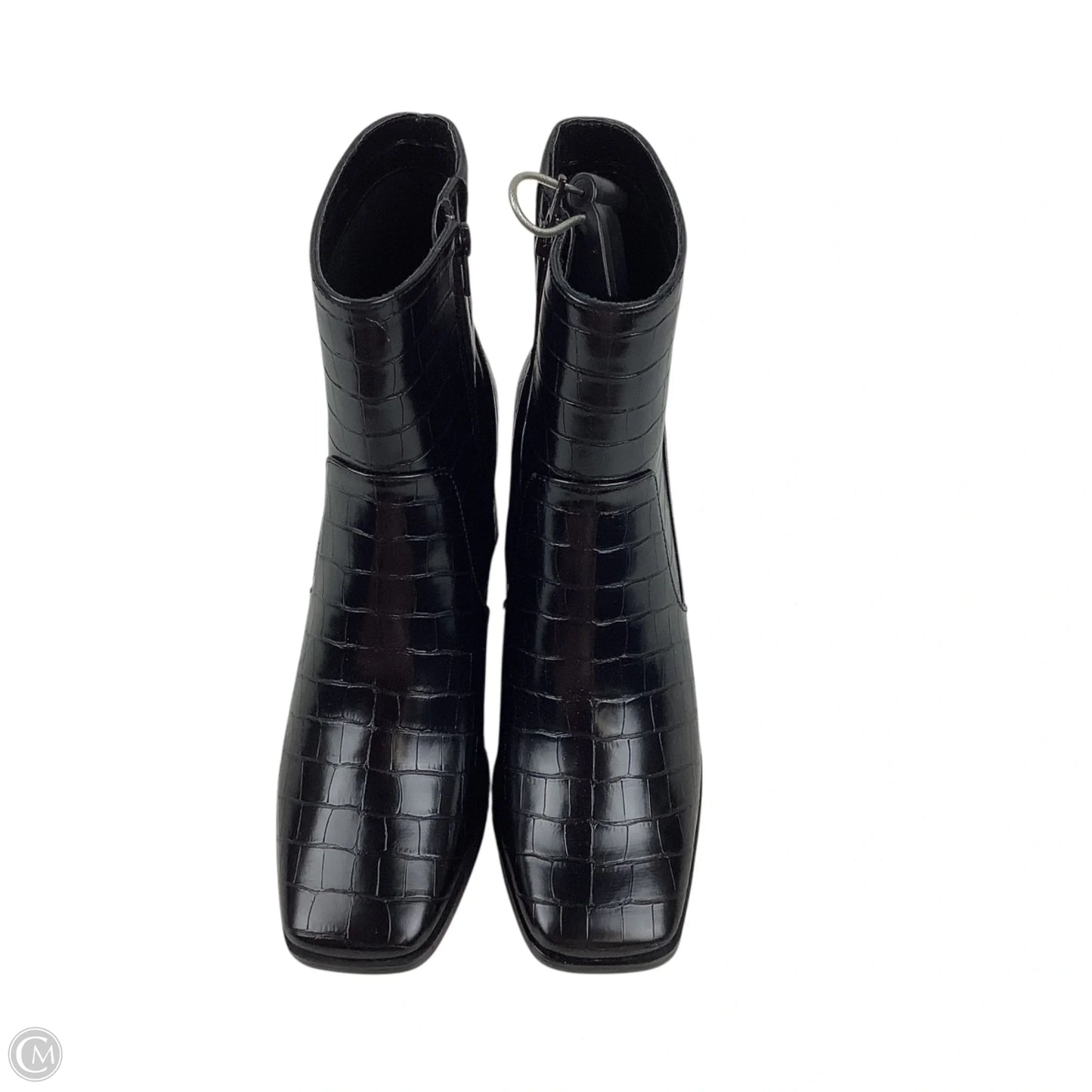 Boots Ankle Heels By Cmc In Black, Size: 8
